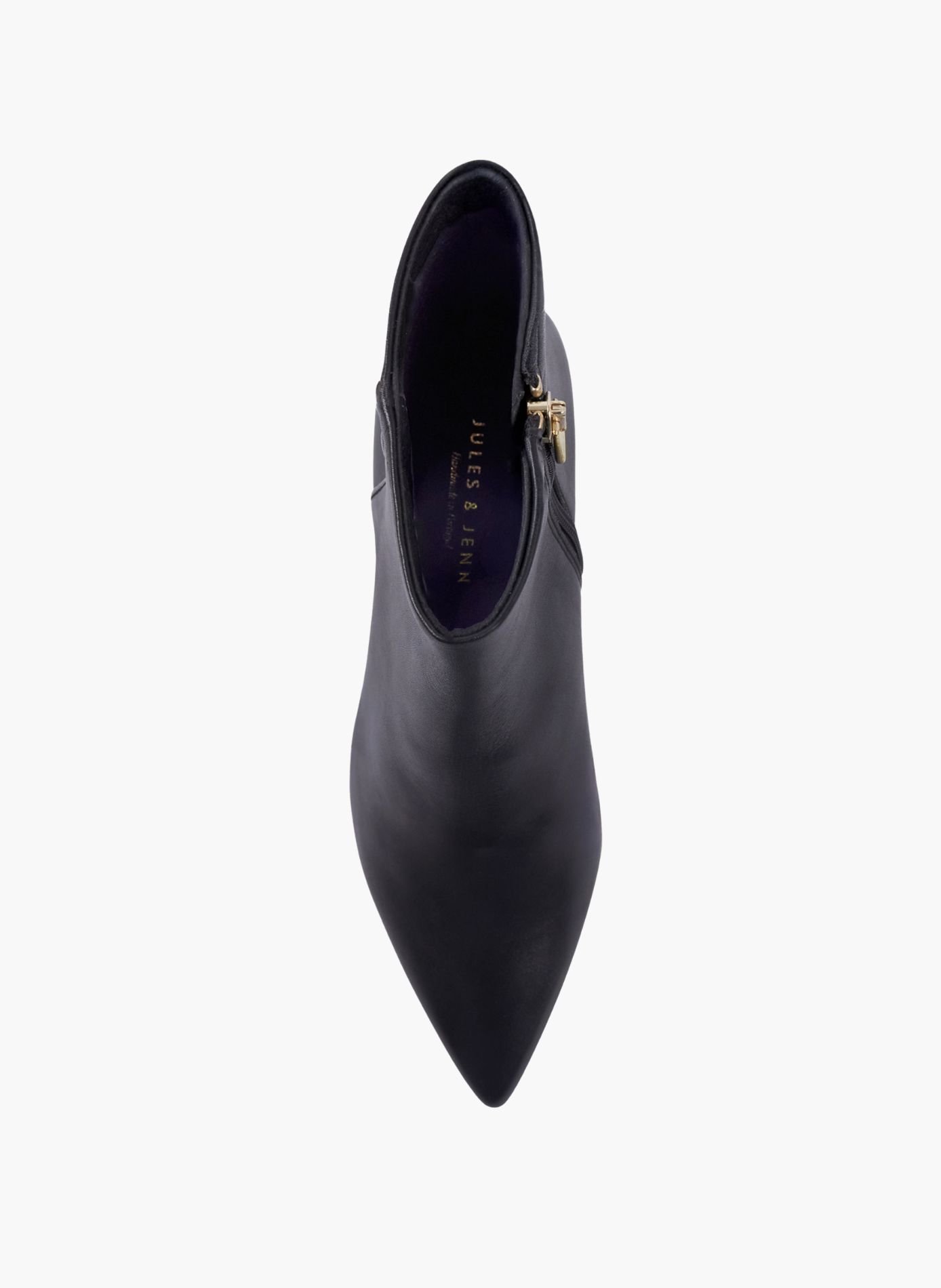 Bottines pointues isaure cuir JULES & JENN Noir