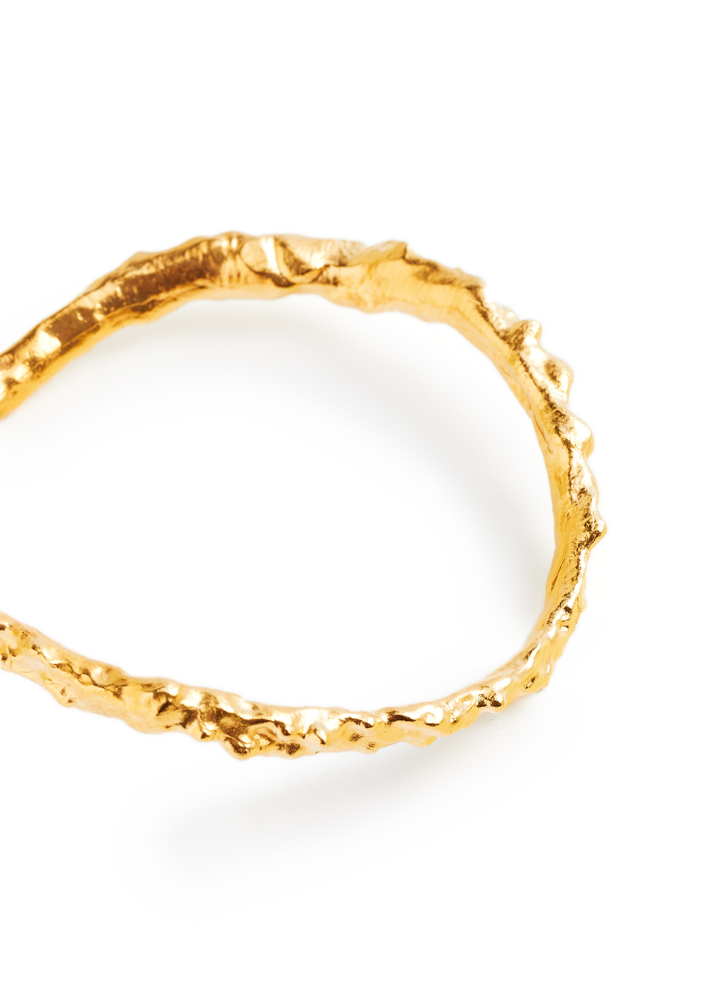 Bracelet Inferno martelée ALIGHIERI Doré