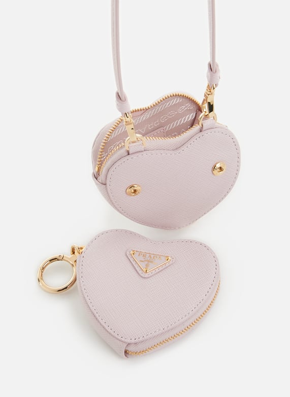 Prada keychain heart hot sale