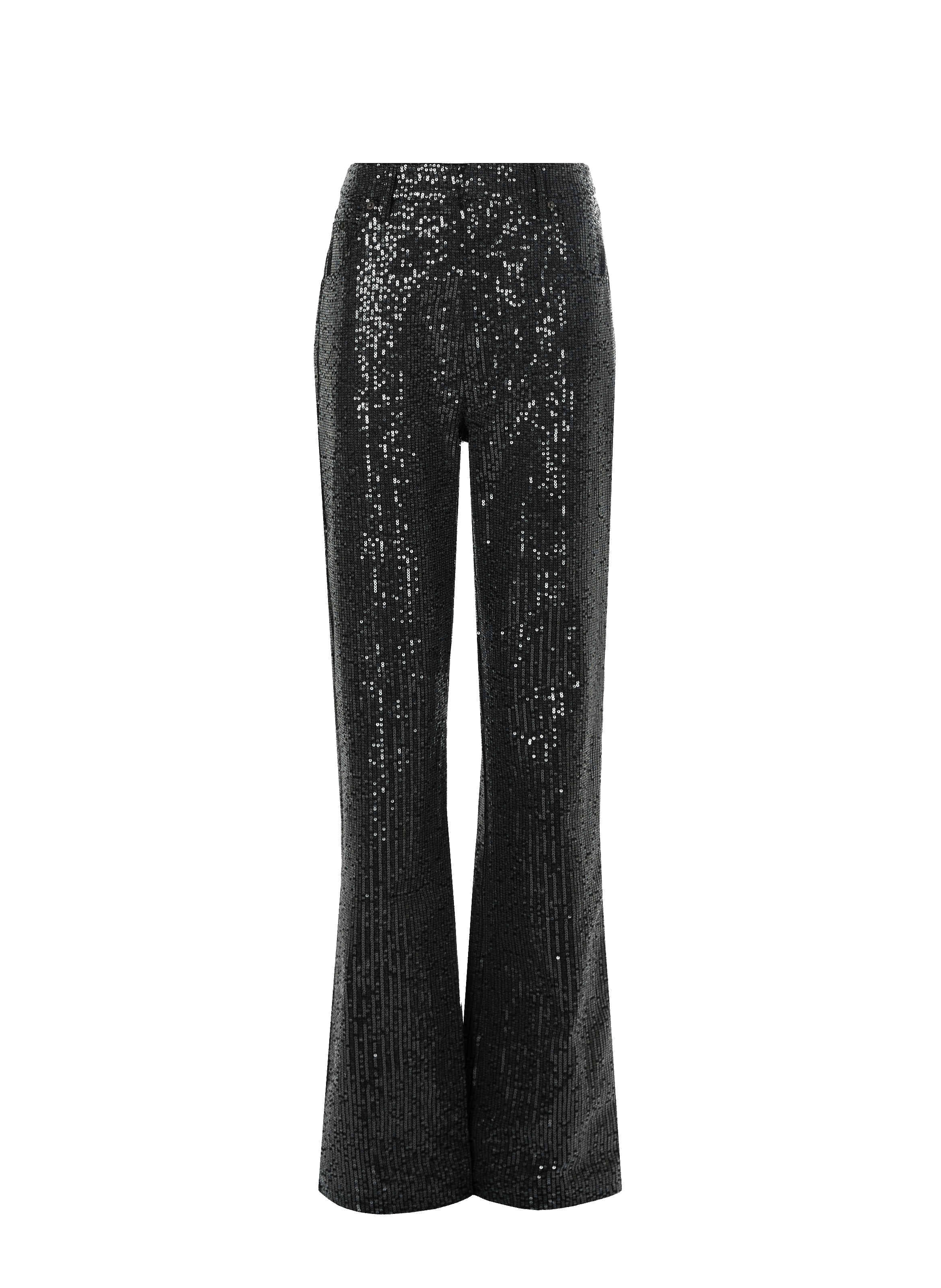 Sequinned trousers ROTATE Black