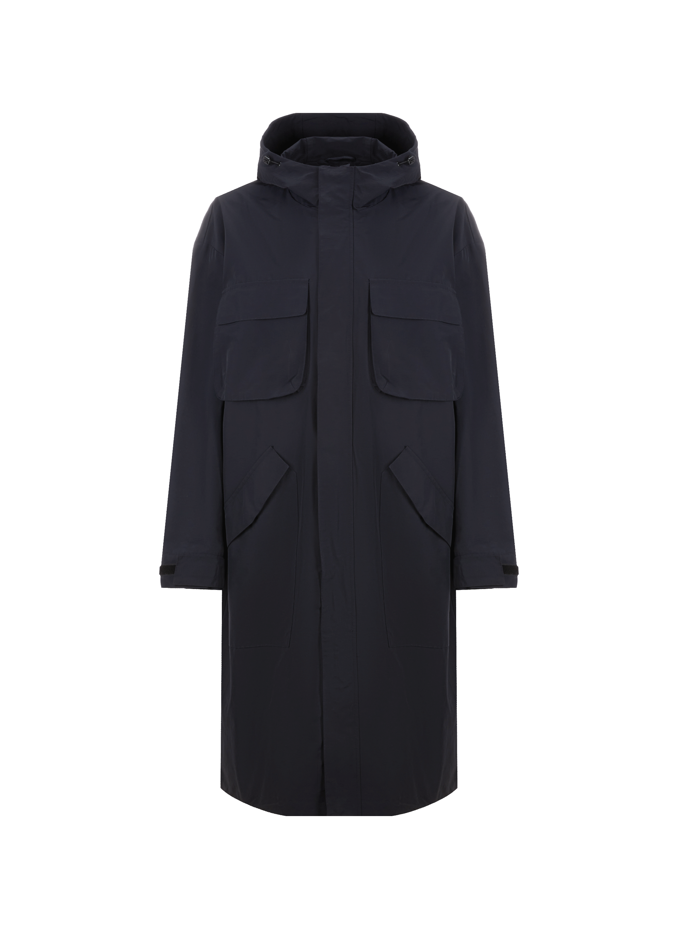 Parka longues en coton mélangé  SAISON 1865 Bleu