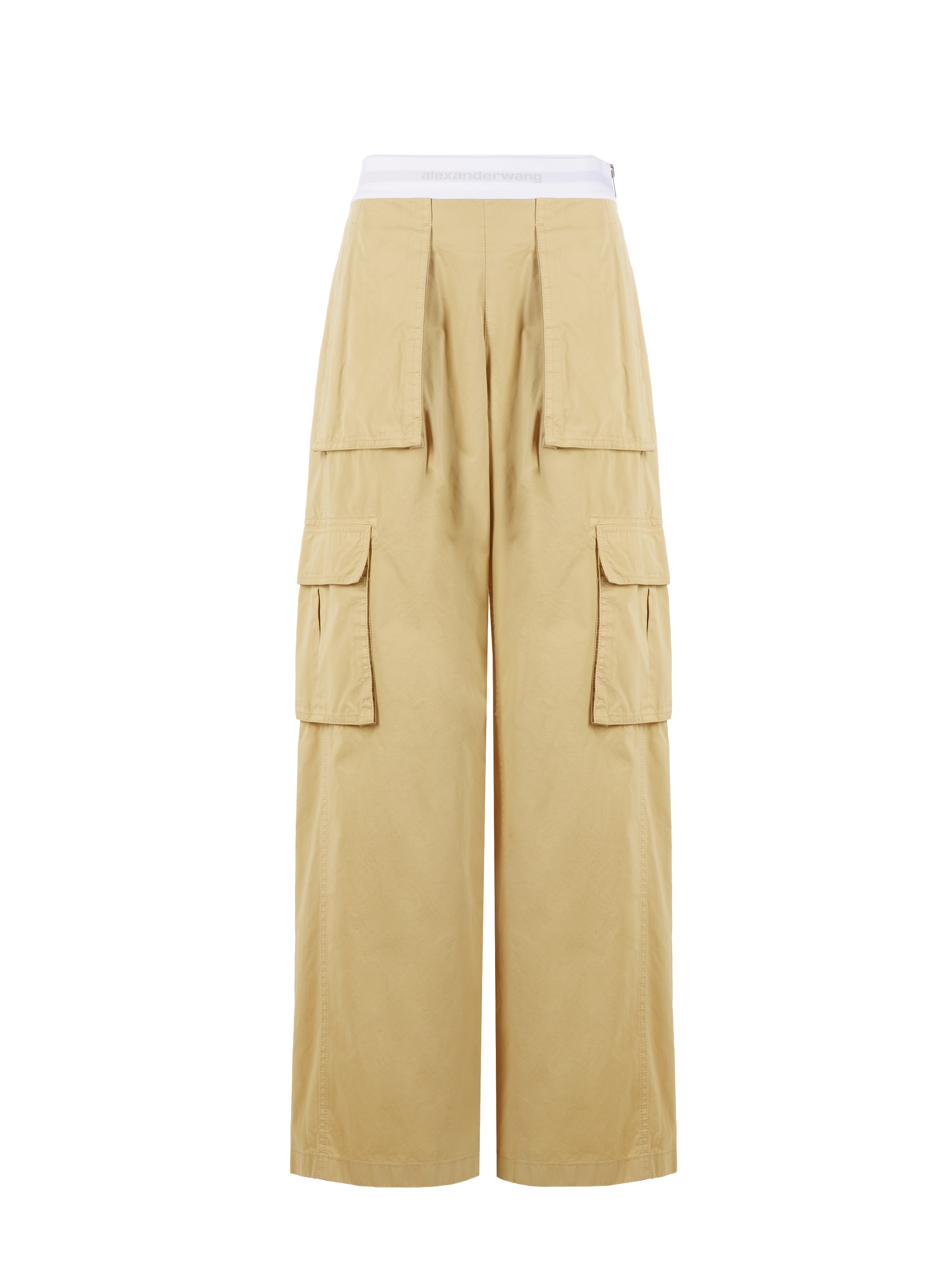 Pantalon cargo en coton ALEXANDER WANG Beige