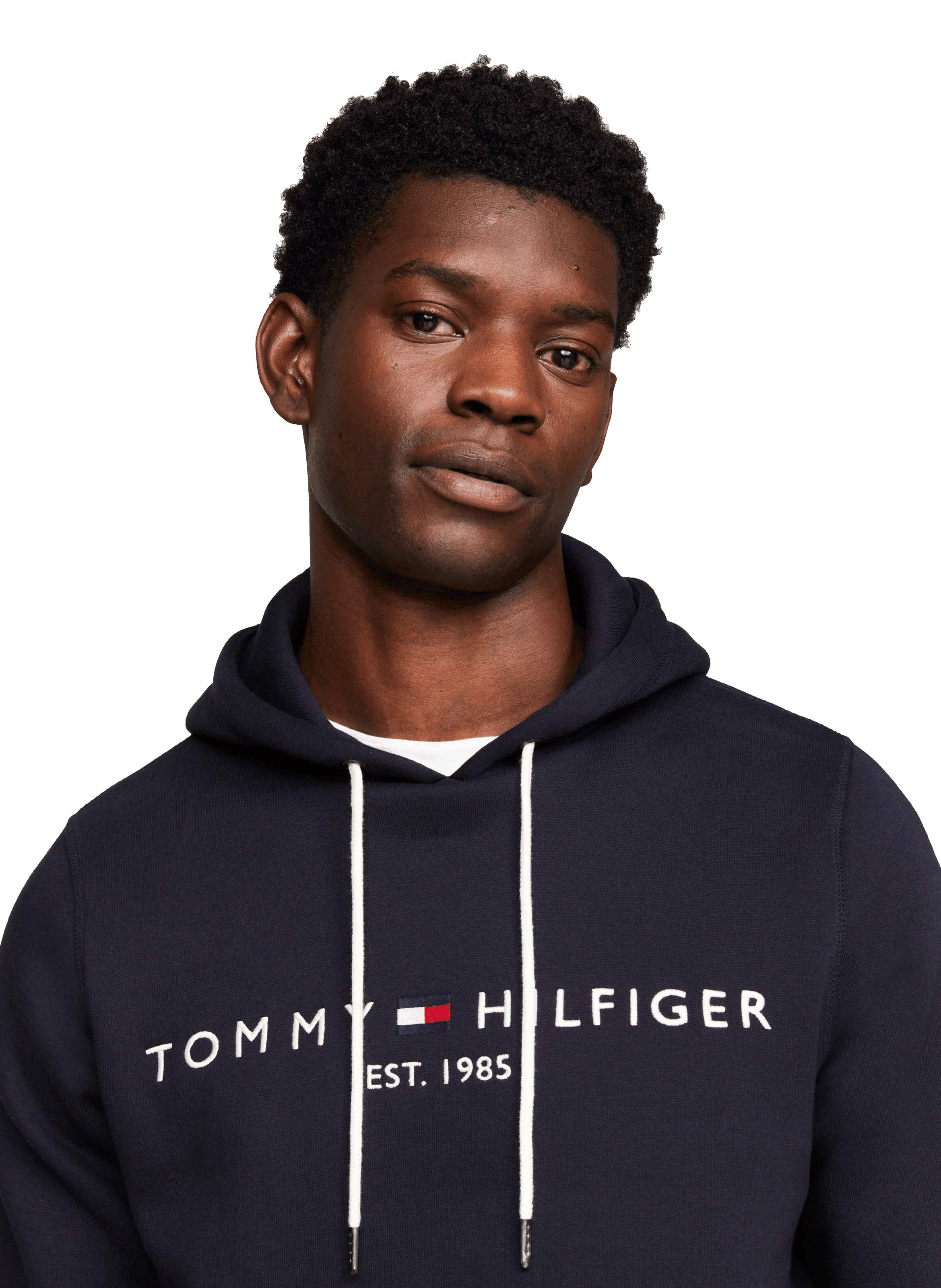 Organic cotton hoodie TOMMY HILFIGER Blue