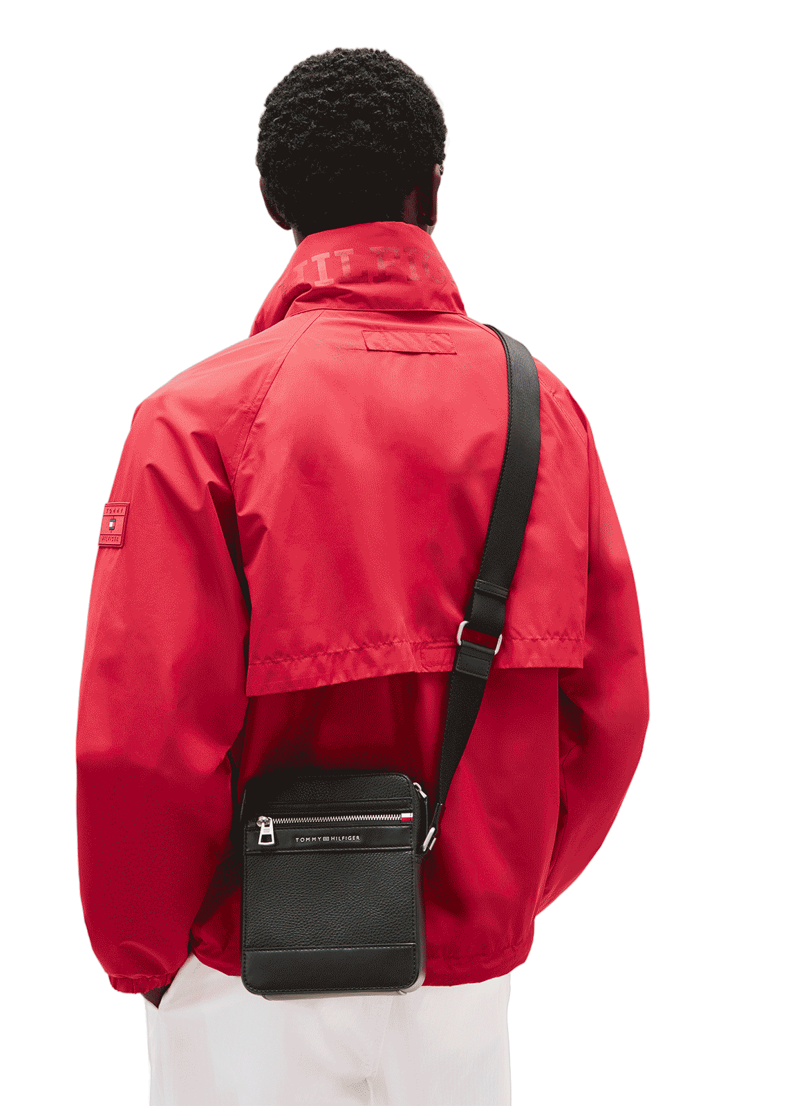 Sac à bandoulière reporter à grain fin Tommy hilfiger Homme