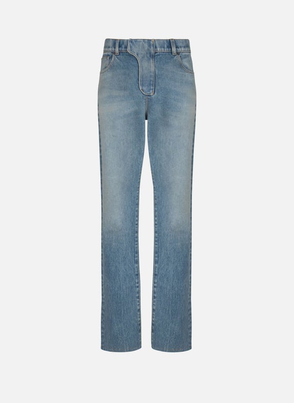 Jean regular en denim Bleu by BALMAIN BALMAIN Jean regular en denim Bleu