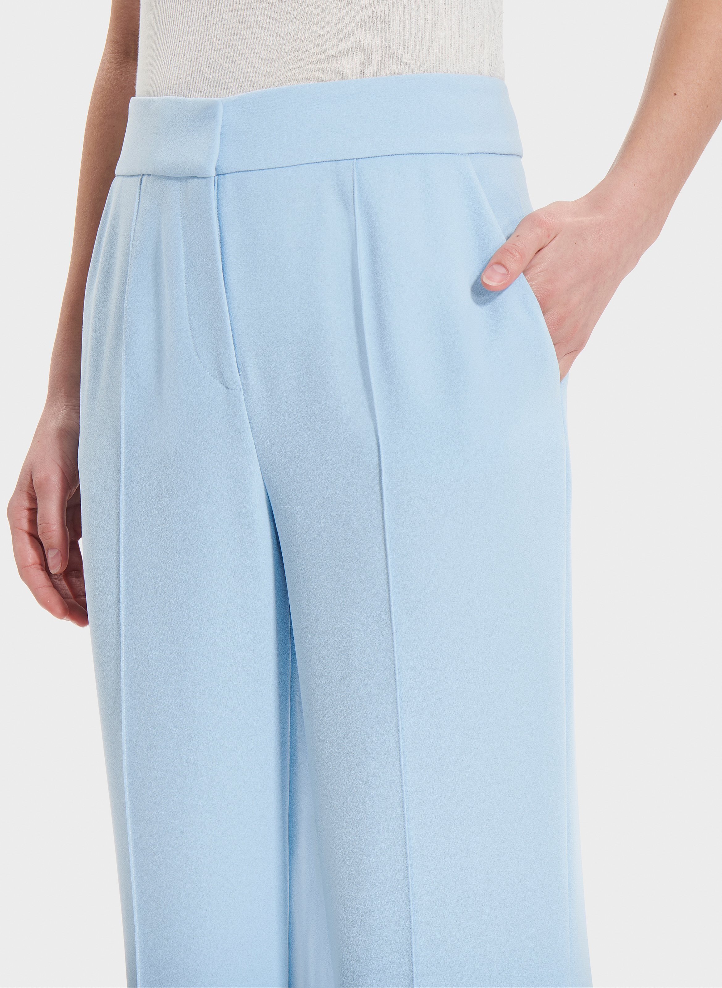 Pantalon bleu ciel droit - pervenche ZAPA Bleu