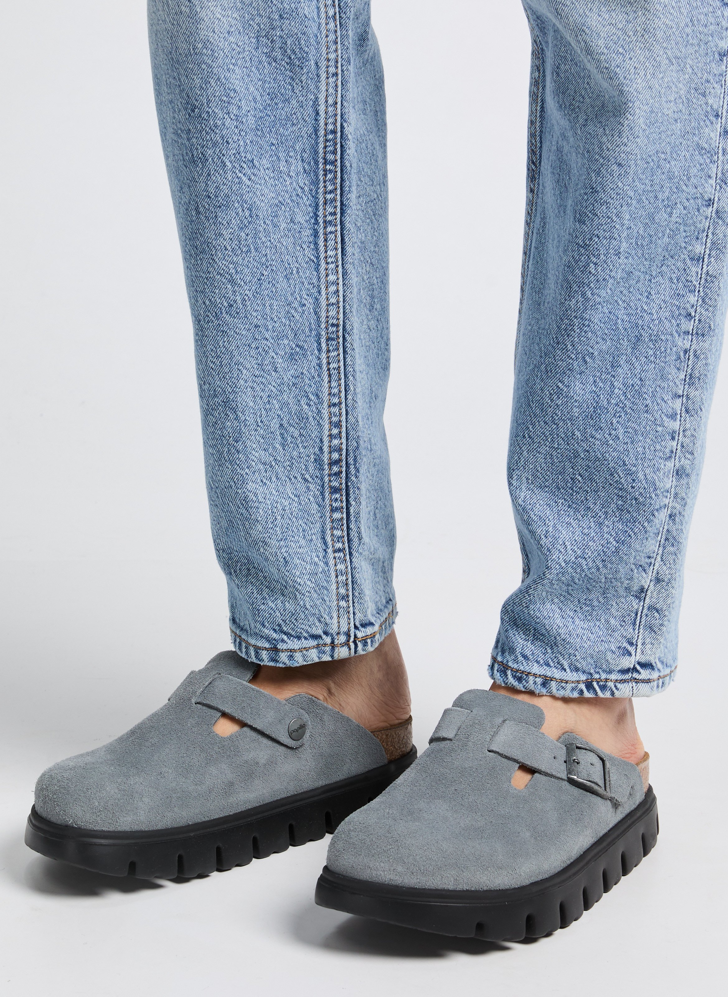  Papillio x Birkenstock Mules Boston BIRKENSTOCK Gris