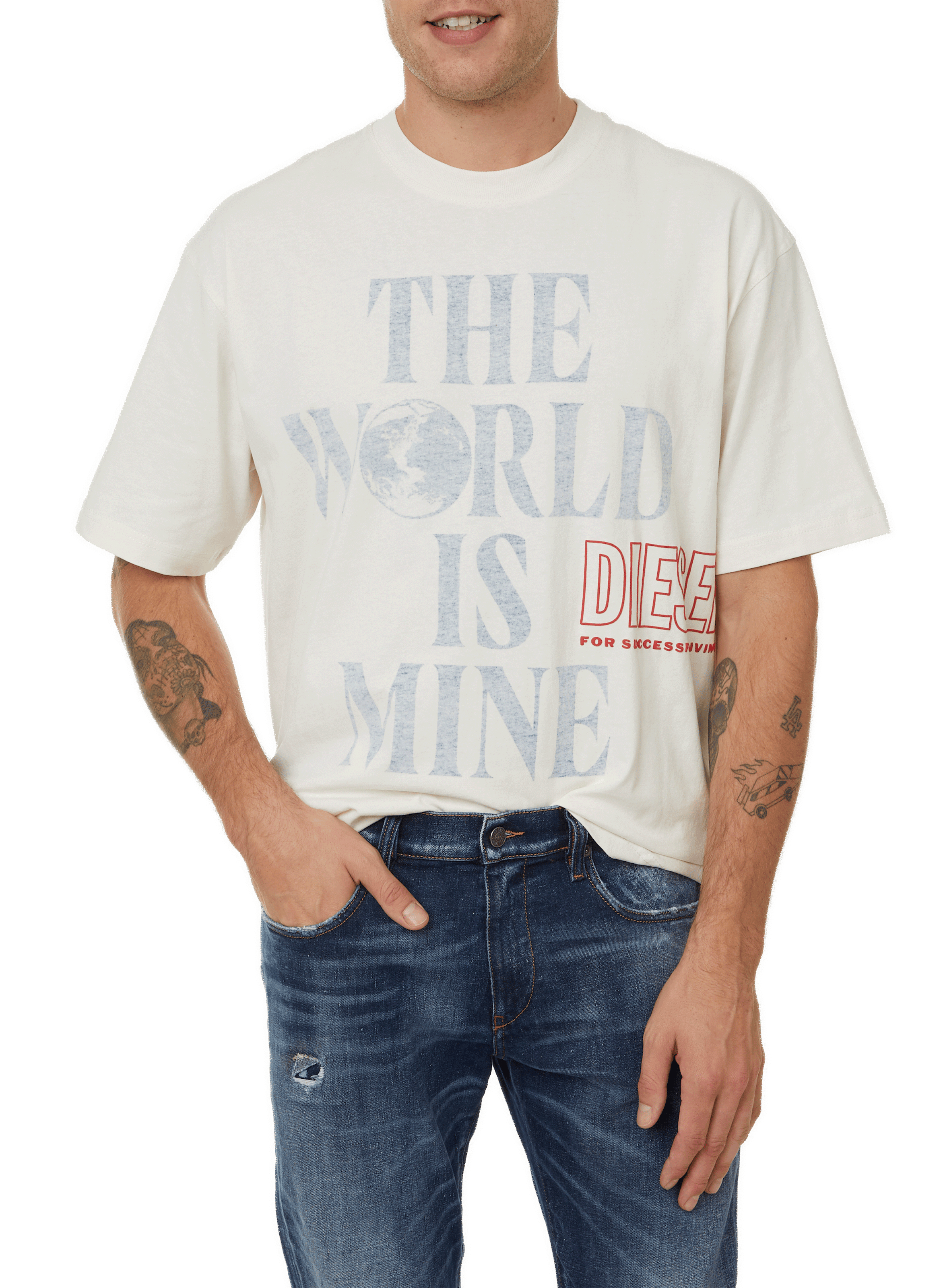 Casquette en coton  DIESEL Blanc