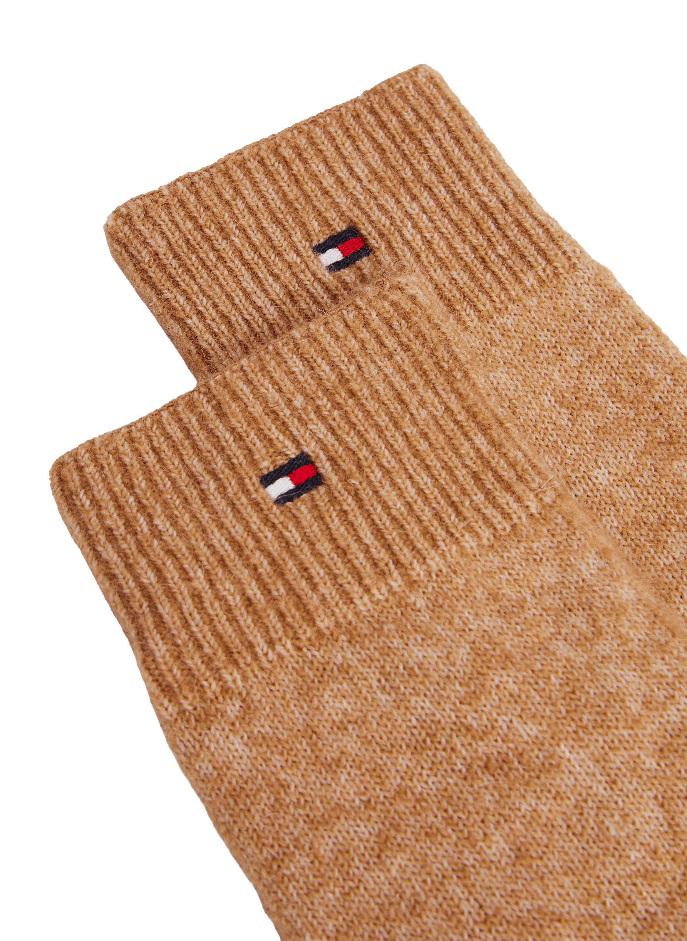 Logo gloves TOMMY HILFIGER Brown