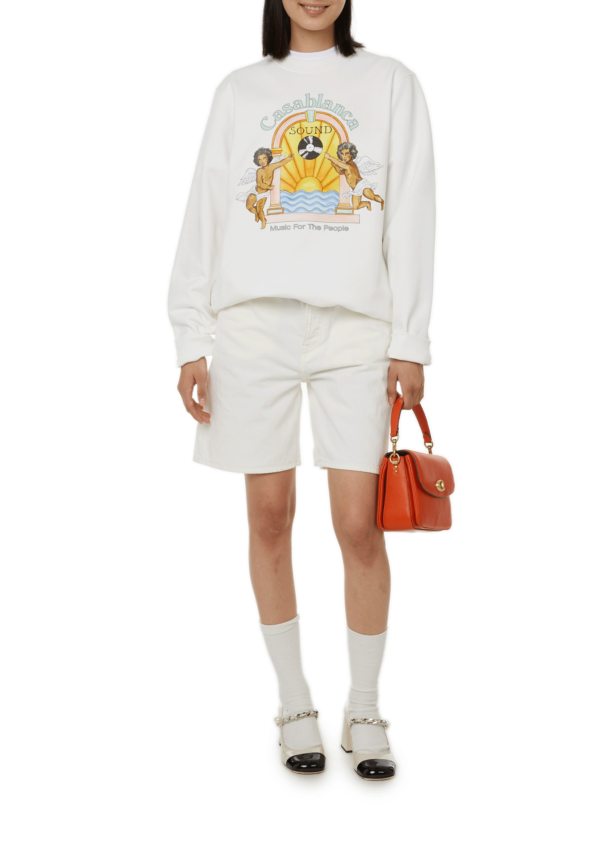 Shelly cotton shorts SAMSOE SAMSOE Beige