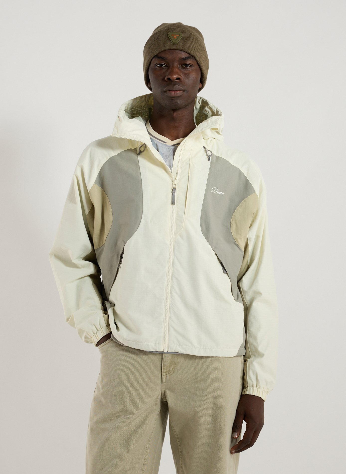 Blouson en coton mélangé Beige by DIME DIME Blouson en coton mélangé Beige