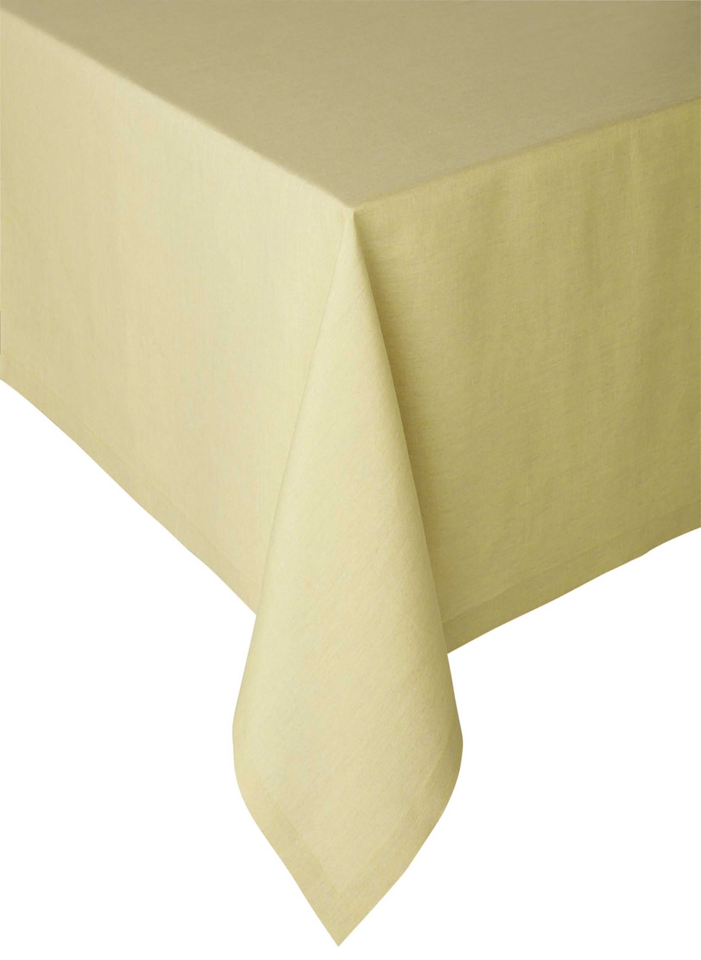 Nappe unie en lin, chambray ALEXANDRE TURPAULT Vert