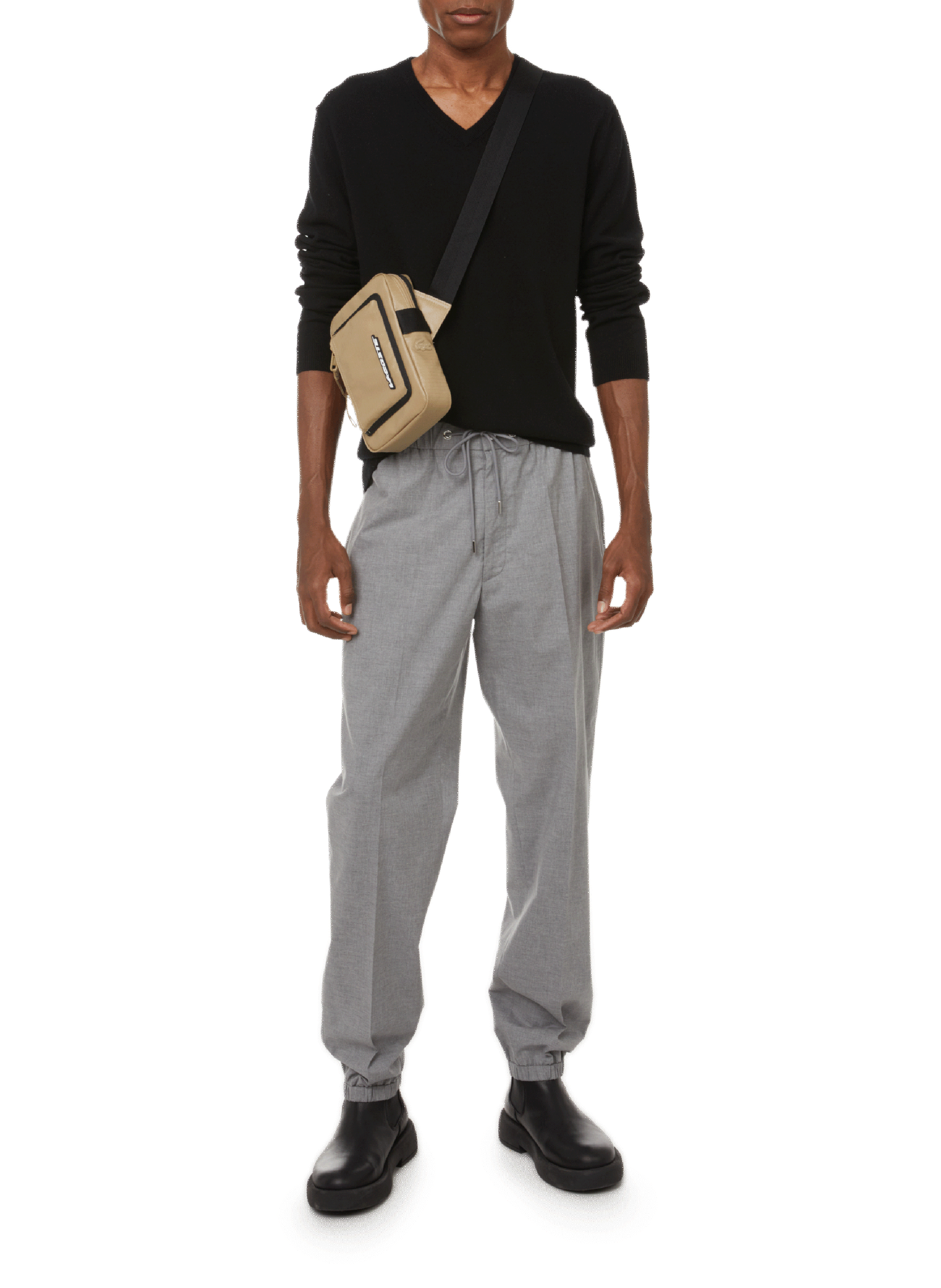  Cashmere V-neck jumper AU PRINTEMPS PARIS Black