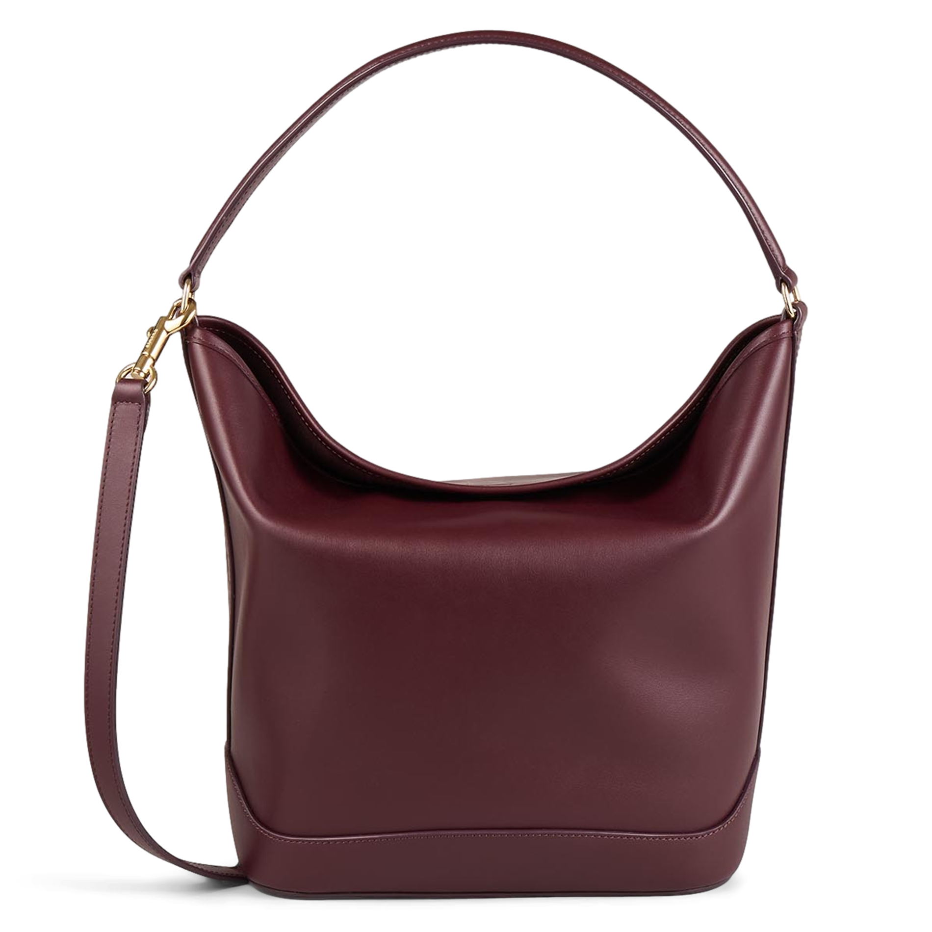 Sac seau en cuir SANDRO Rouge