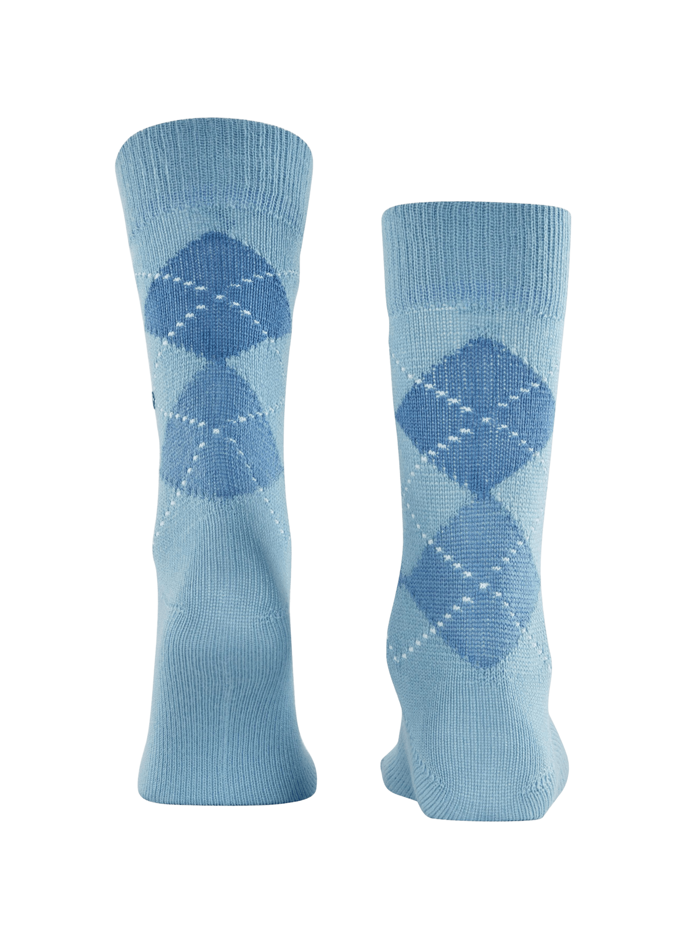 Chaussettes mi-hautes à motif losanges BURLINGTON Bleu