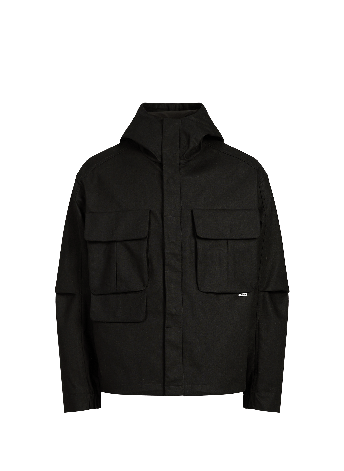 Veste technique en lin et coton ARTE ANTWERP Noir