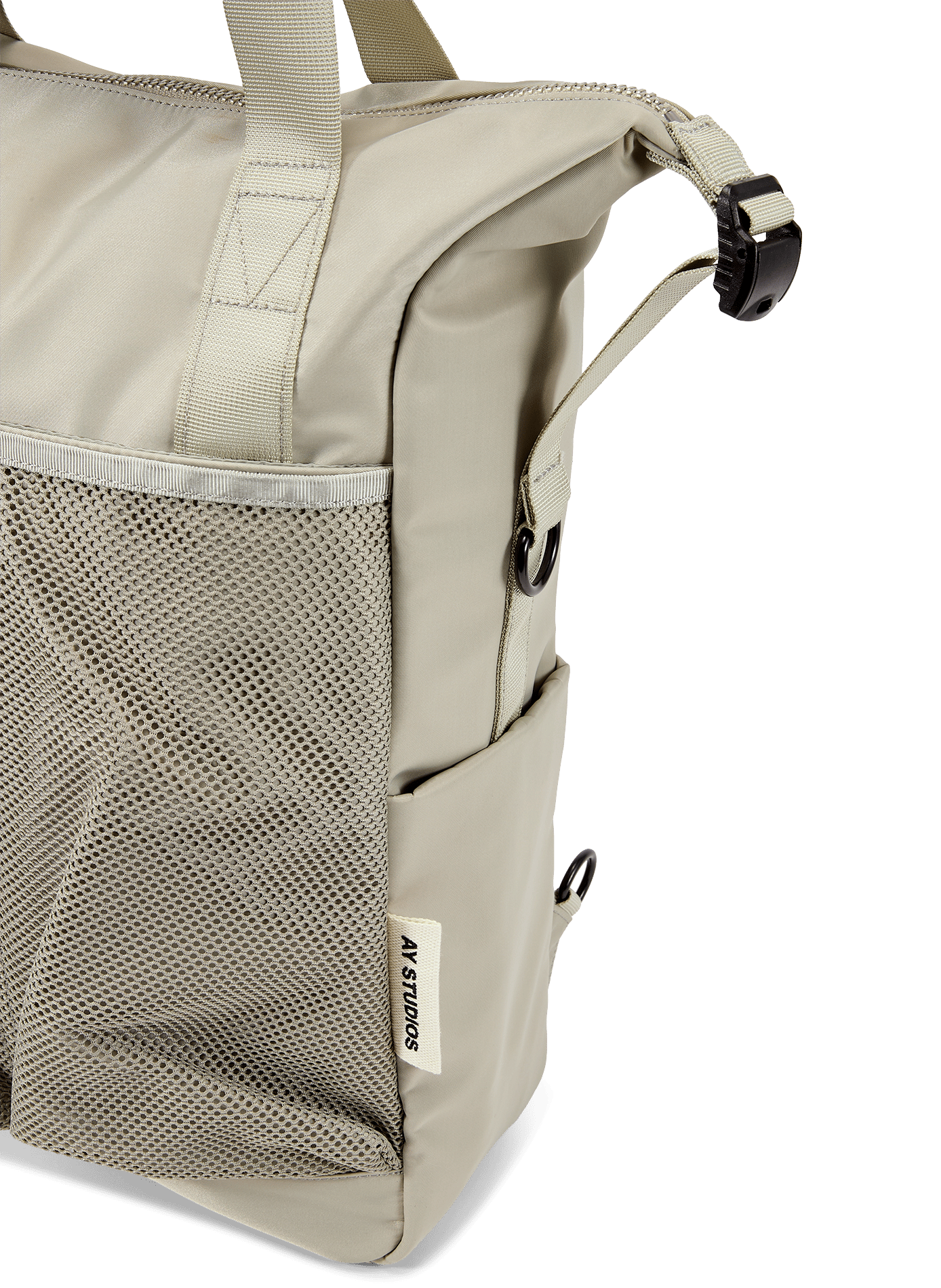 Grand sac à dos AY STUDIOS Beige