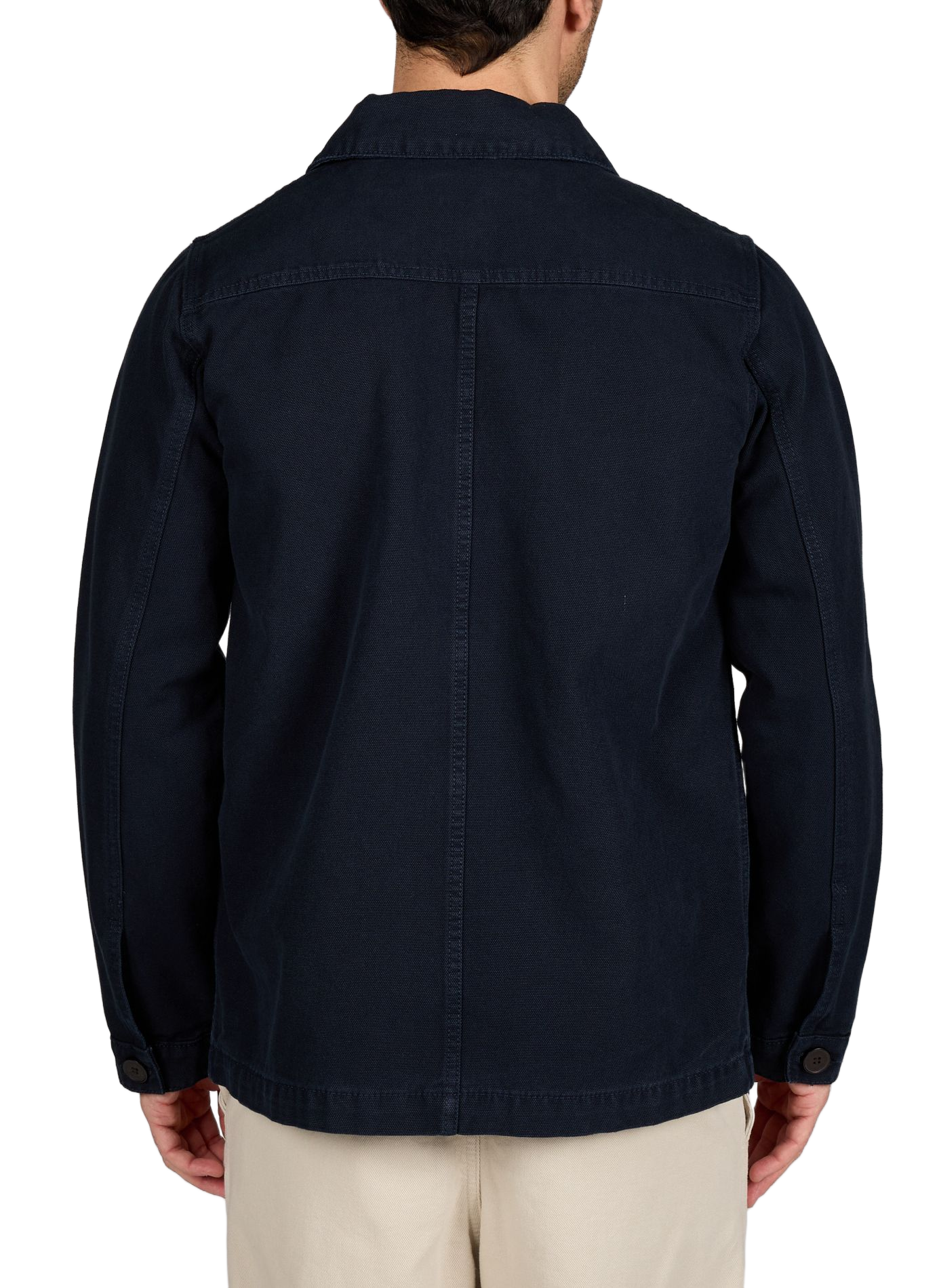 Veste col tailleur en coton LAFAURIE Bleu