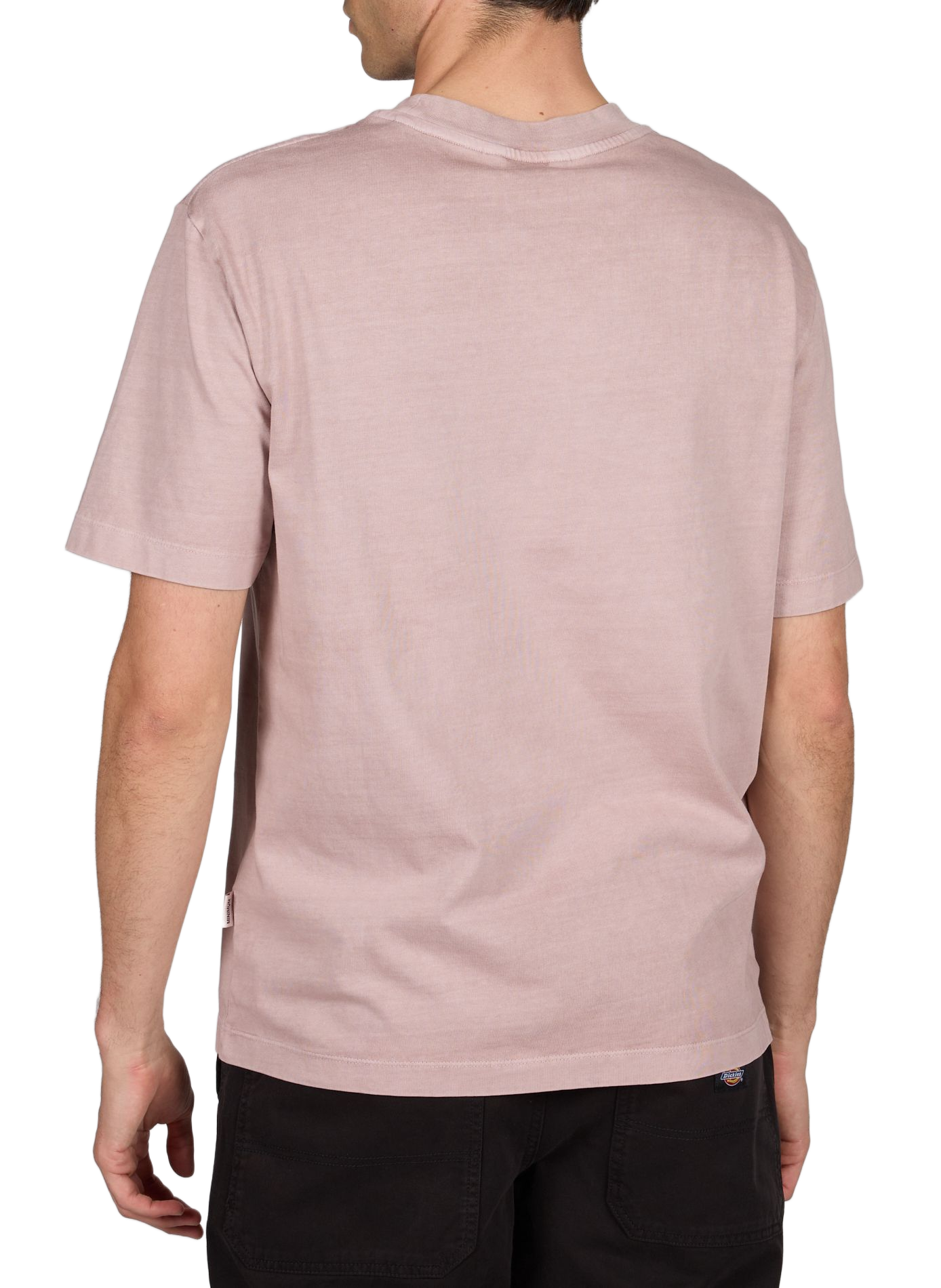 T-shirt droit manches courtes en coton MINIMUM Rose