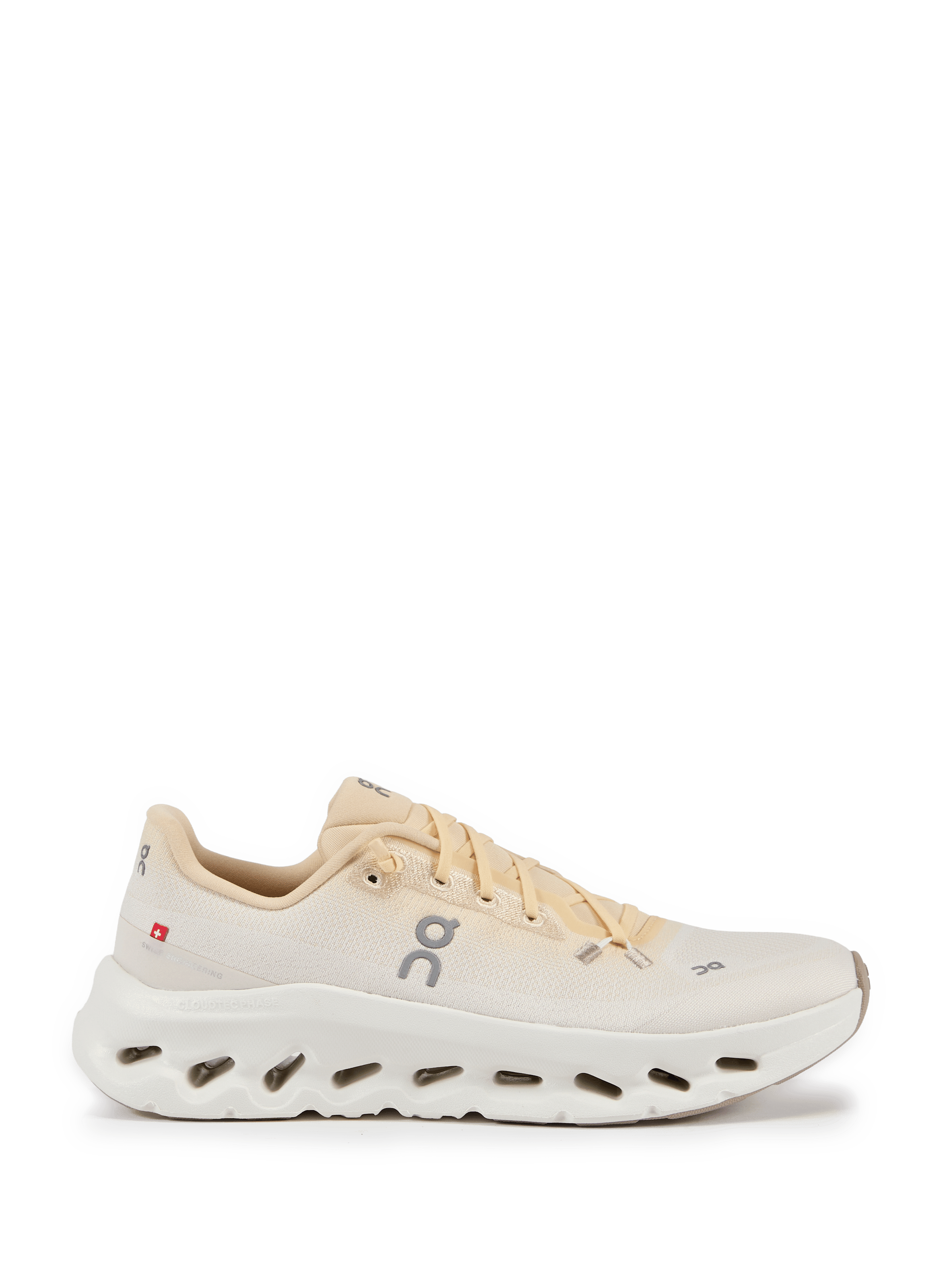 Low-top Cloudtilt sneakers with wedge soles ON RUNNING Beige