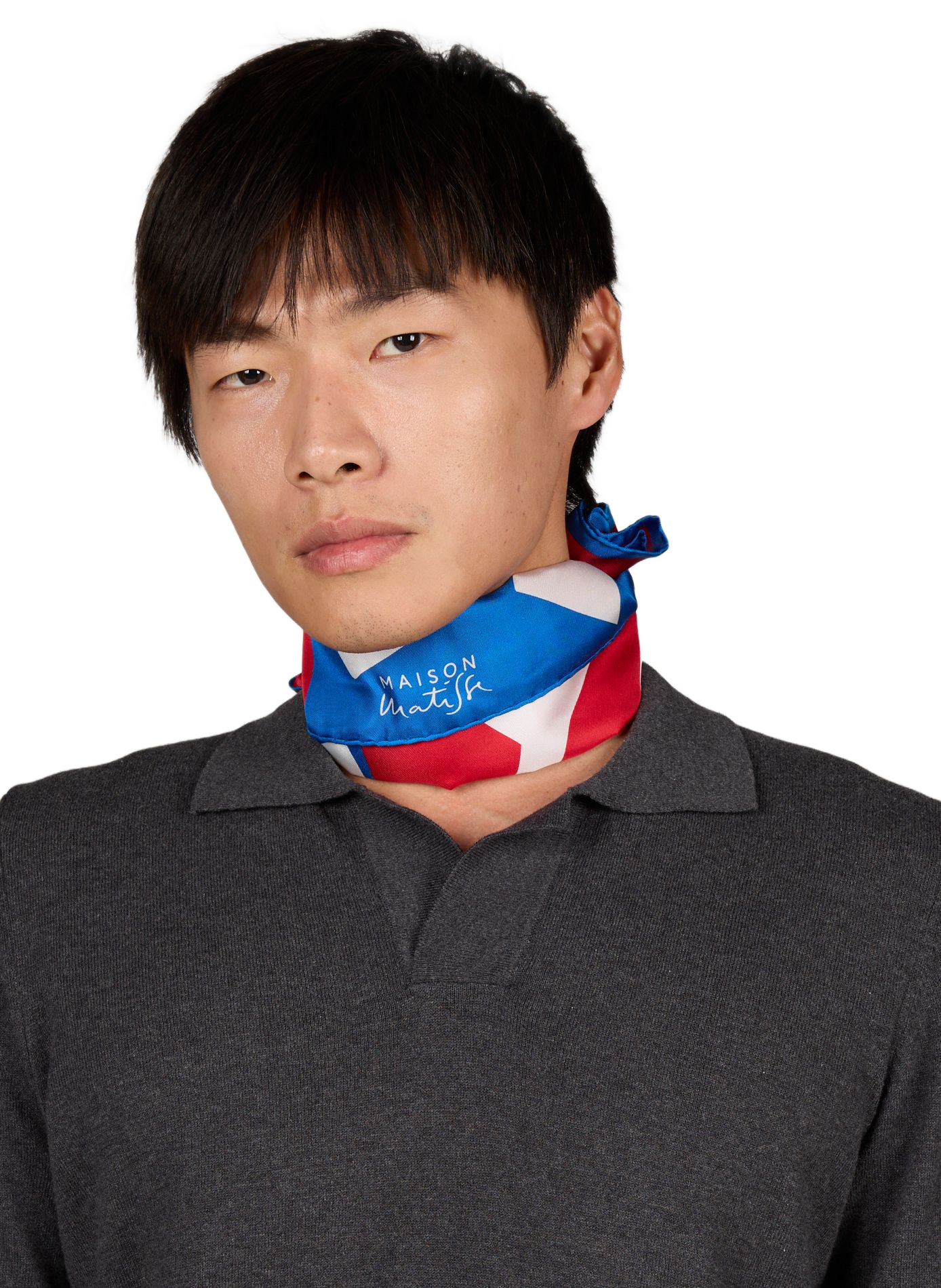 Matisse Autumn Silk Scarf PETRUSSE Blue