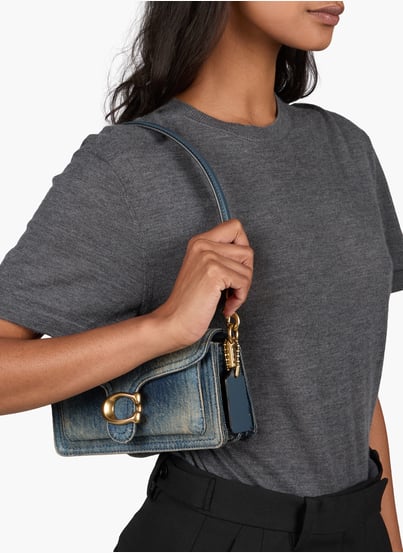 Sac épaule Tabby 20 en denim de coton régénéré