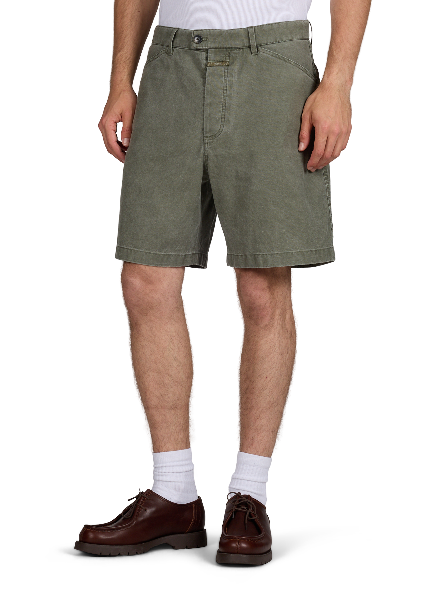 Short classic cut in cotton CLOSED Green