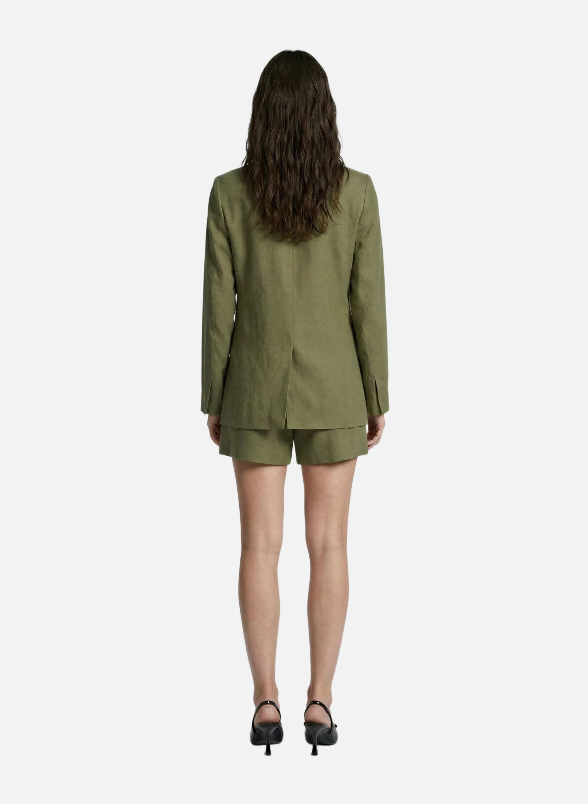 Short en lin THE KOOPLES Vert