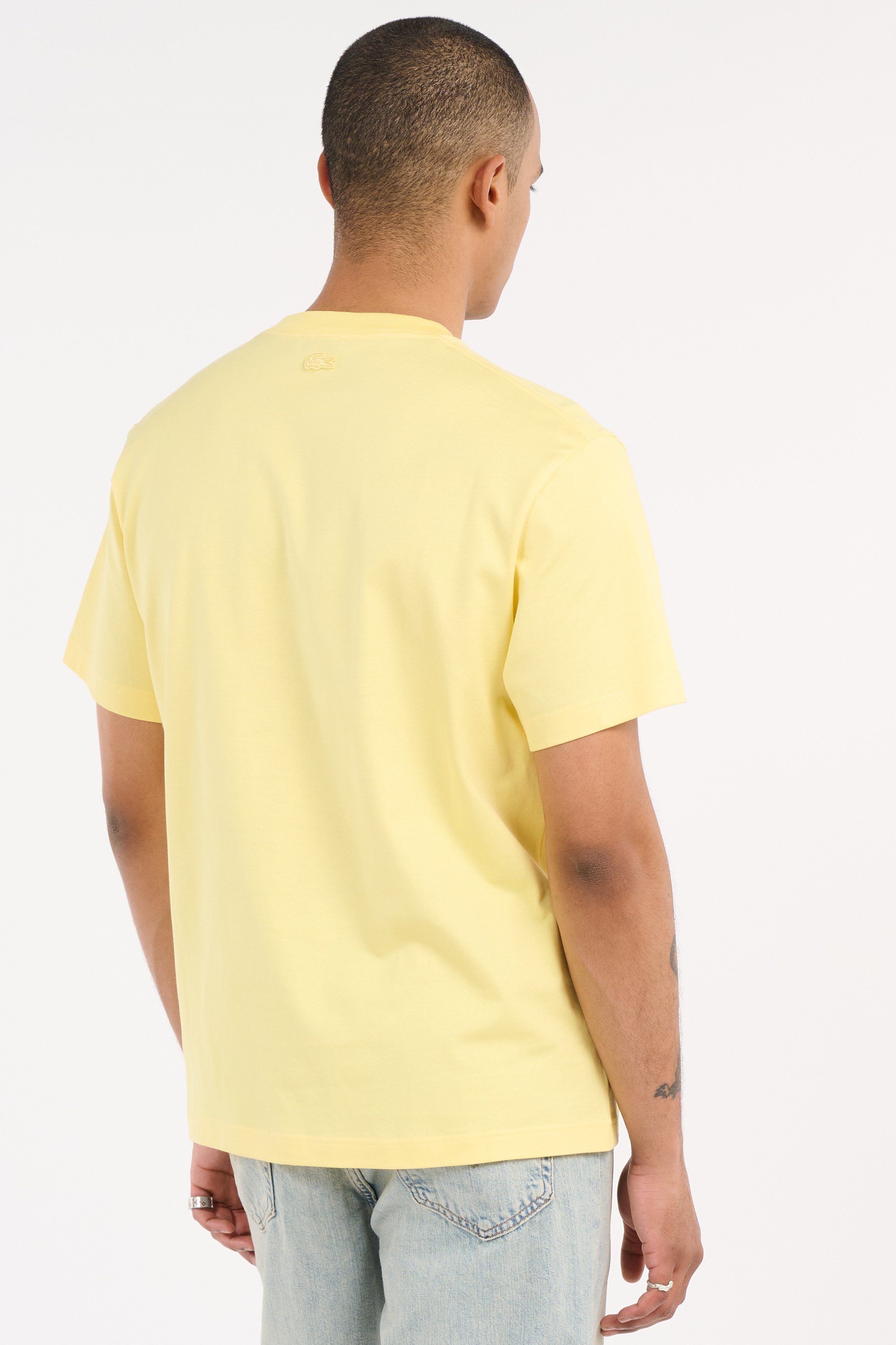 T-shirt tee-shirt LACOSTE Jaune
