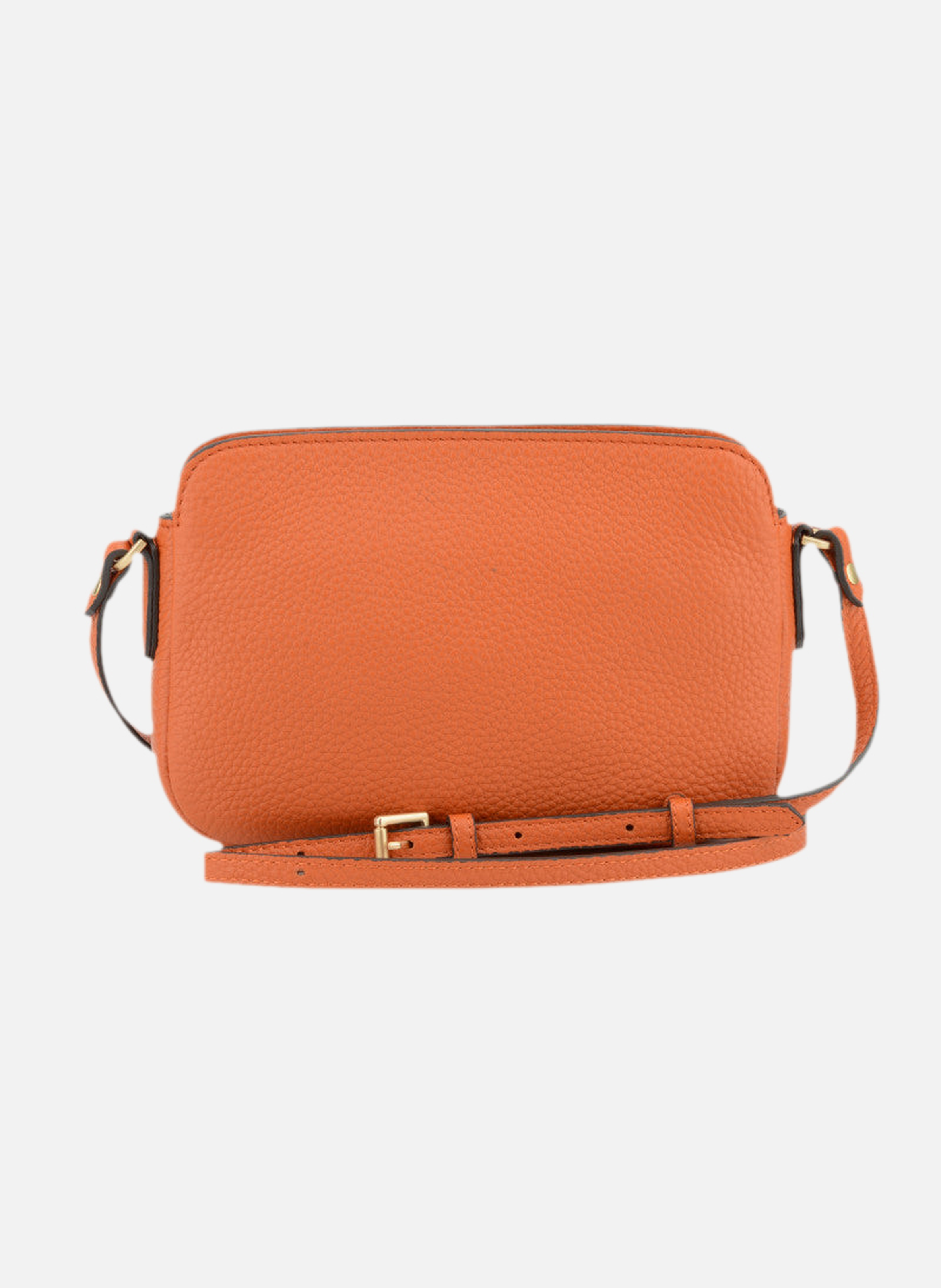Image | sac cabas en cuir de vachette POURCHET Orange