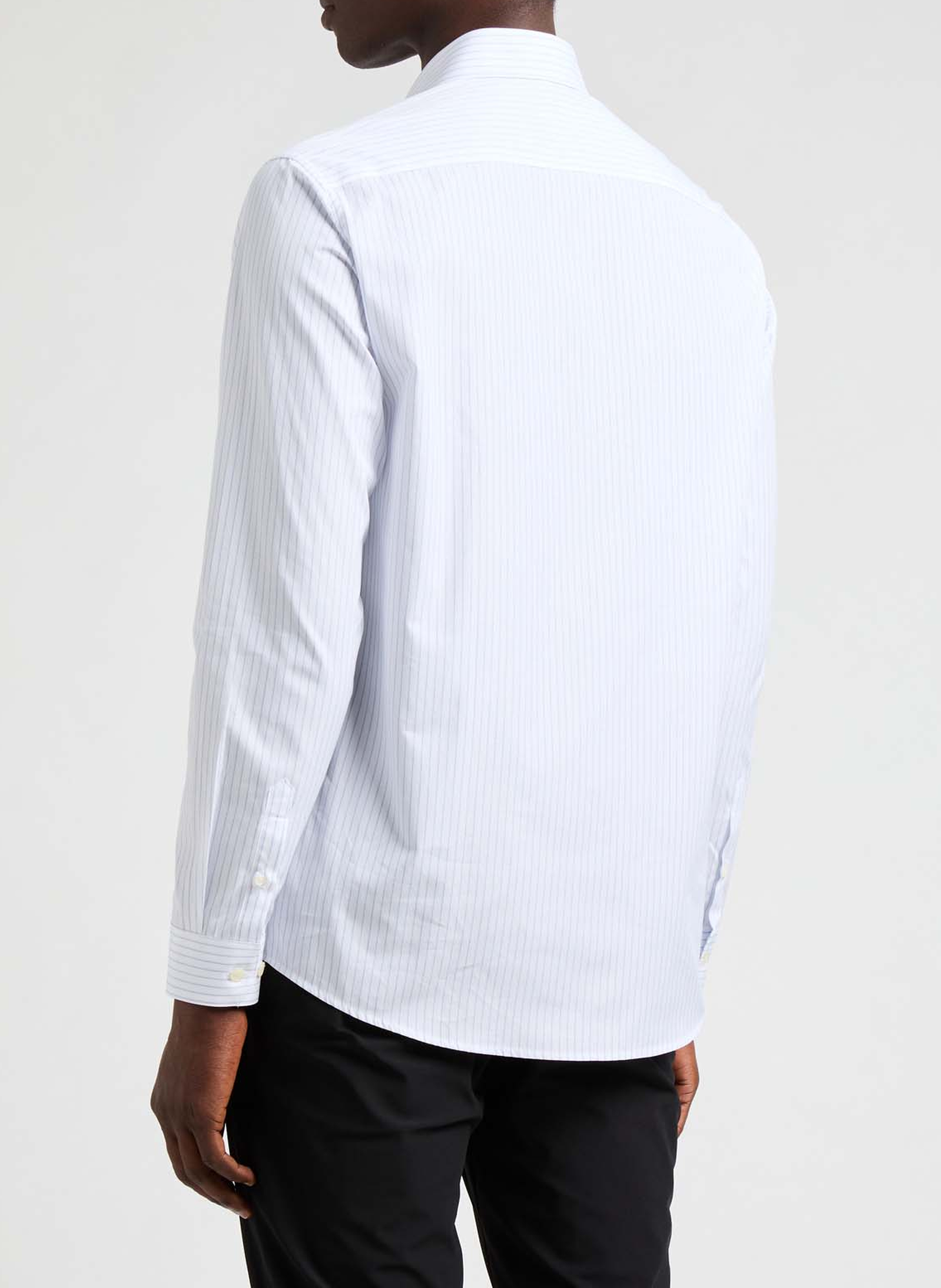 Chemise droite rayée Feus AU PRINTEMPS PARIS Bleu