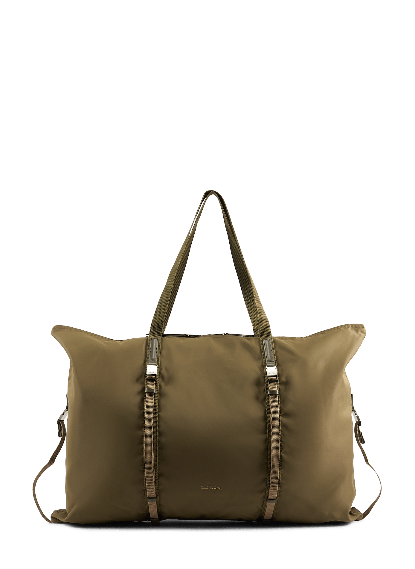 Sac de voyage à détails boucles et logo brodé PAUL SMITH Marron