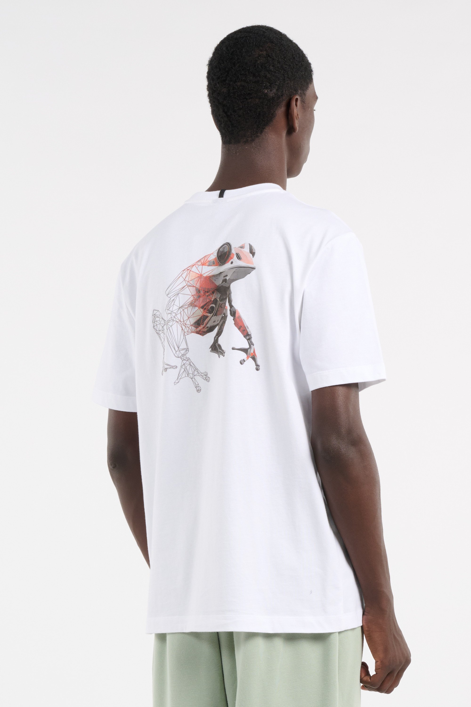 T-shirt futurescape frog tee OAKLEY Blanc