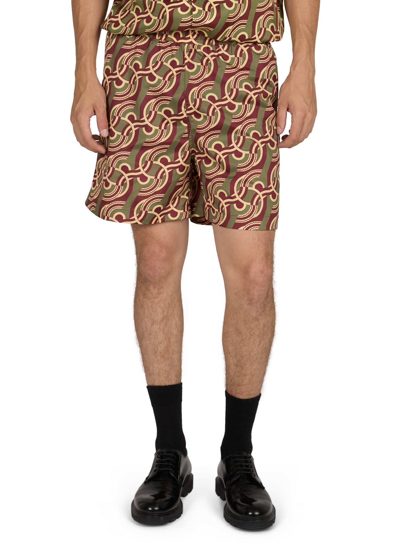 Maillot de bain Monogramme Maillon | Kaki DROLE DE MONSIEUR Homme