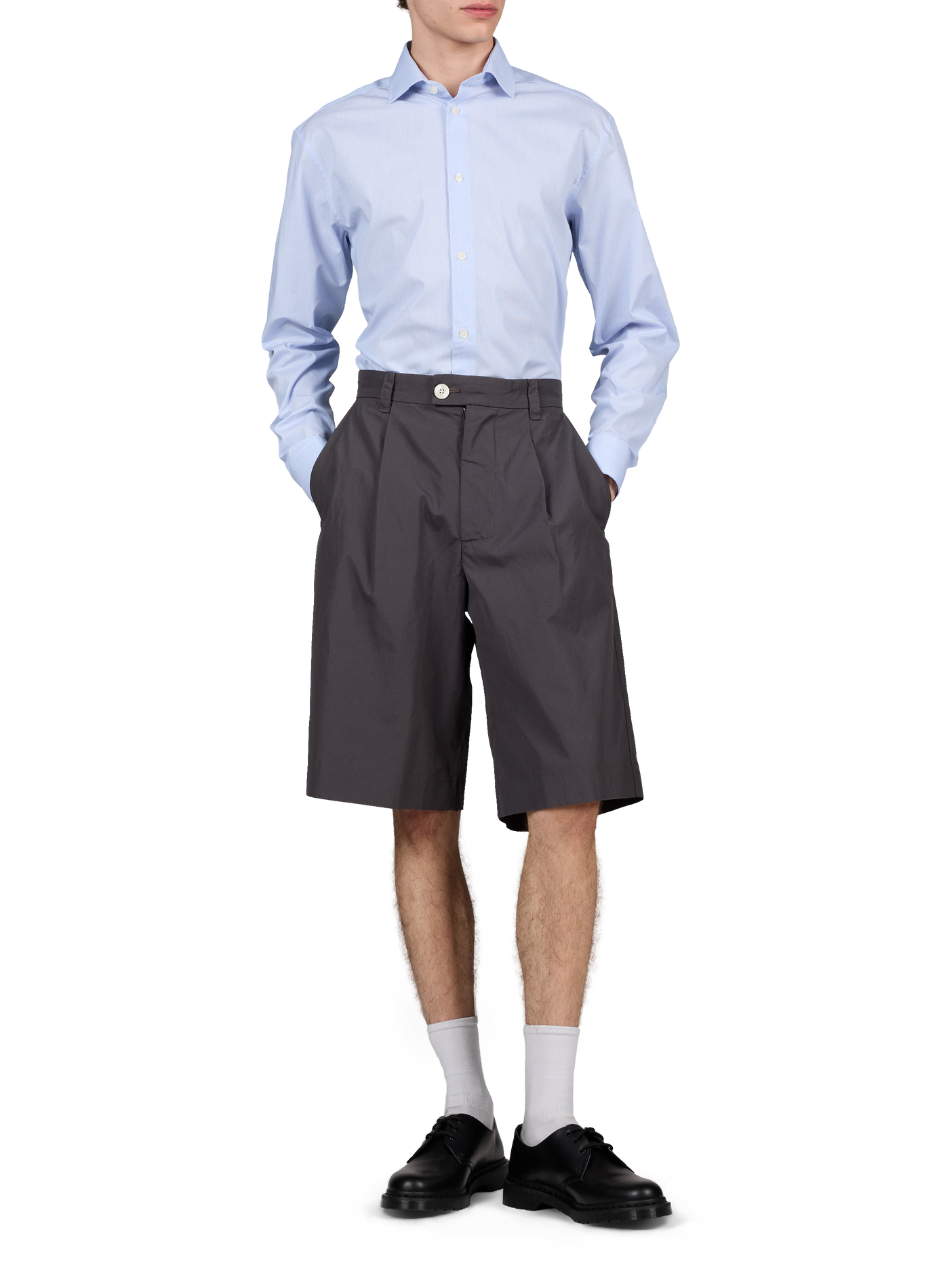 Chemise droite rayée Lota en coton AU PRINTEMPS PARIS Bleu