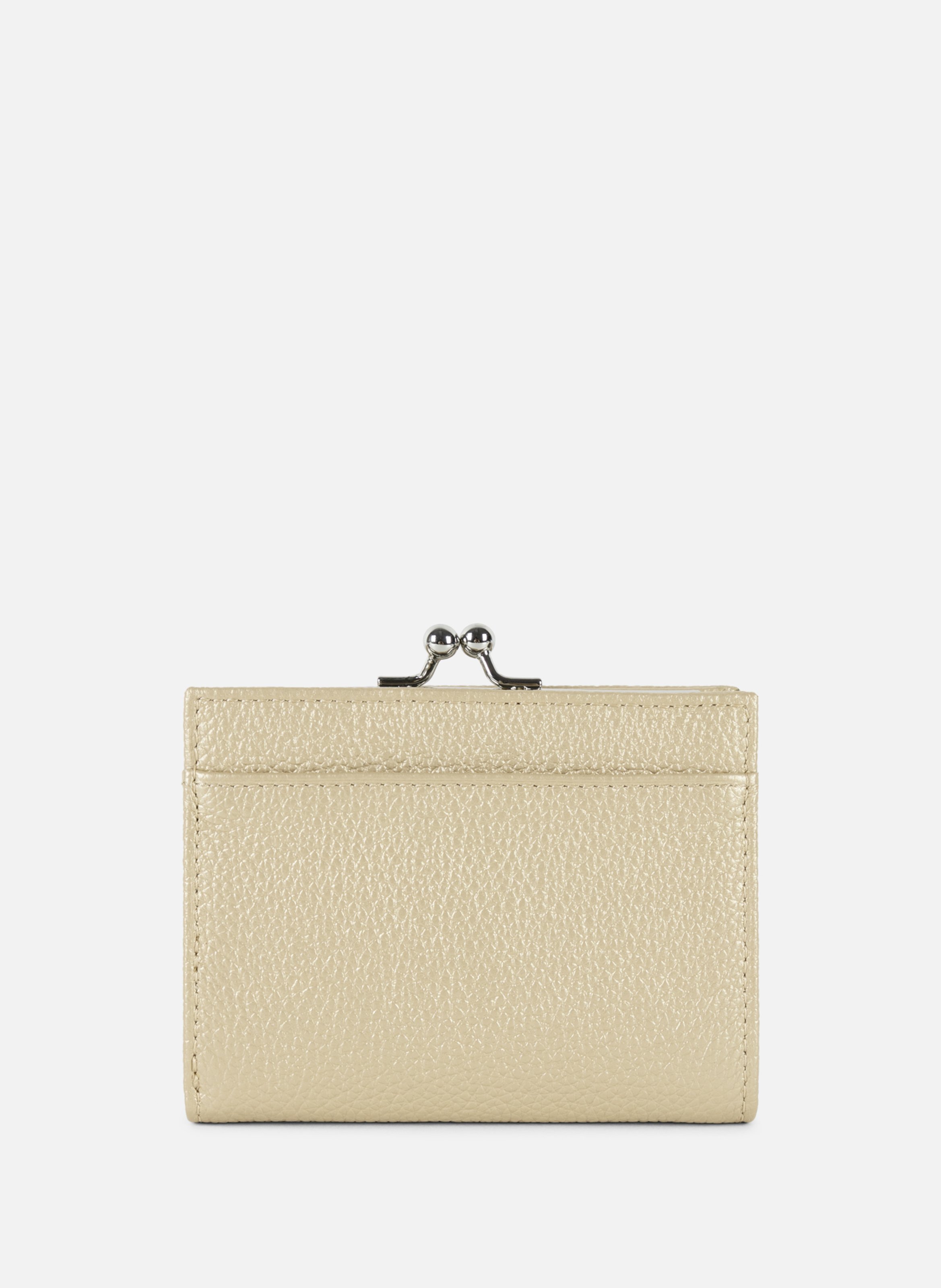 Porte-monnaie - foulonné pm | Doré LANCASTER Femme