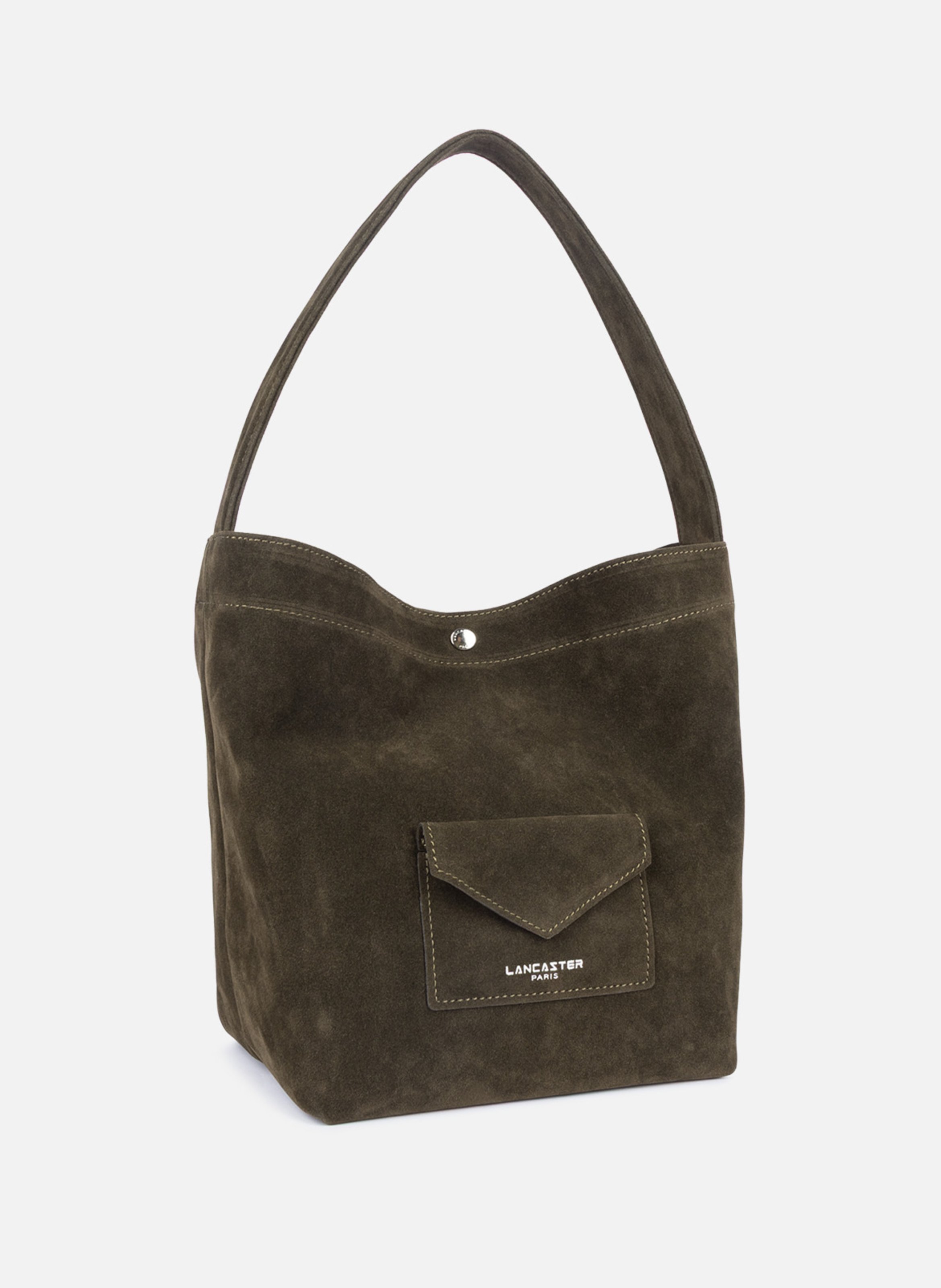 Mini sac seau - suédine kba LANCASTER Kaki