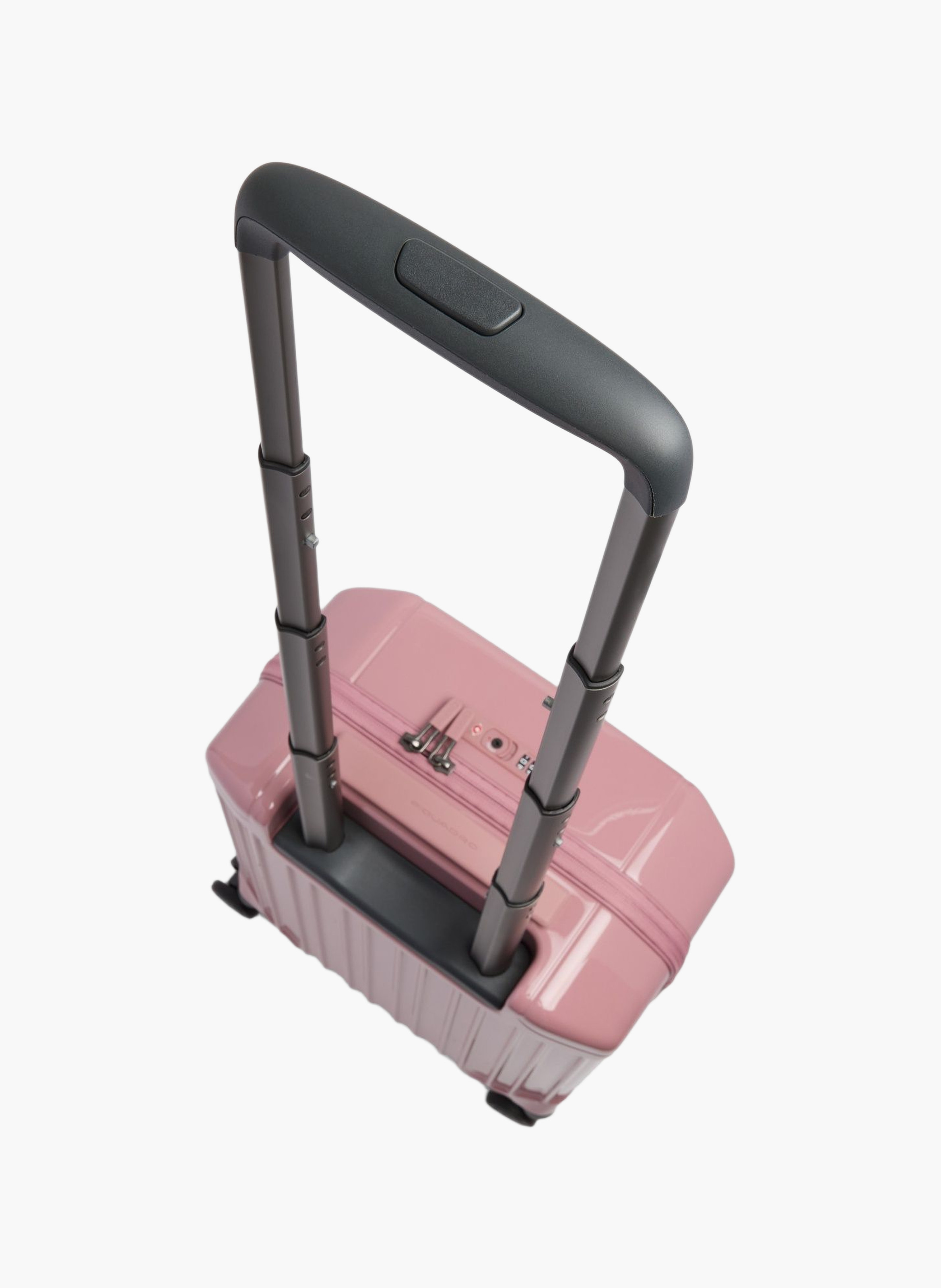 Valise trolley sous-siège à 2 roues PIQUADRO Rose