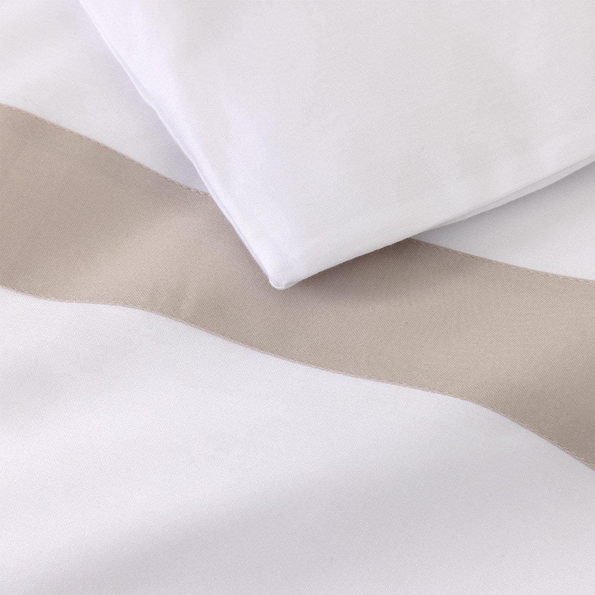 Housse de couette en satin, linéa YVES DELORME Gris