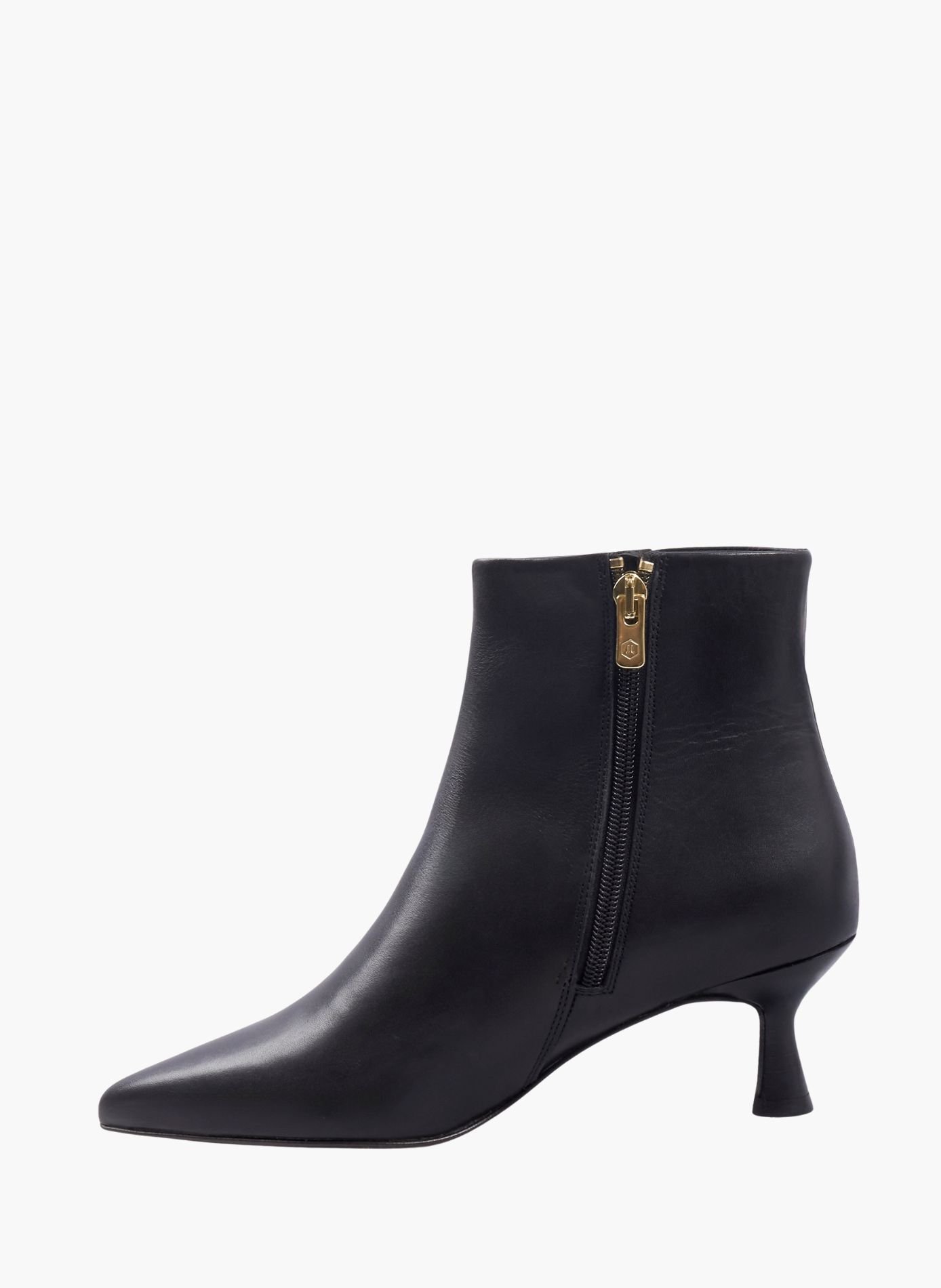 Bottines pointues isaure cuir JULES & JENN Noir