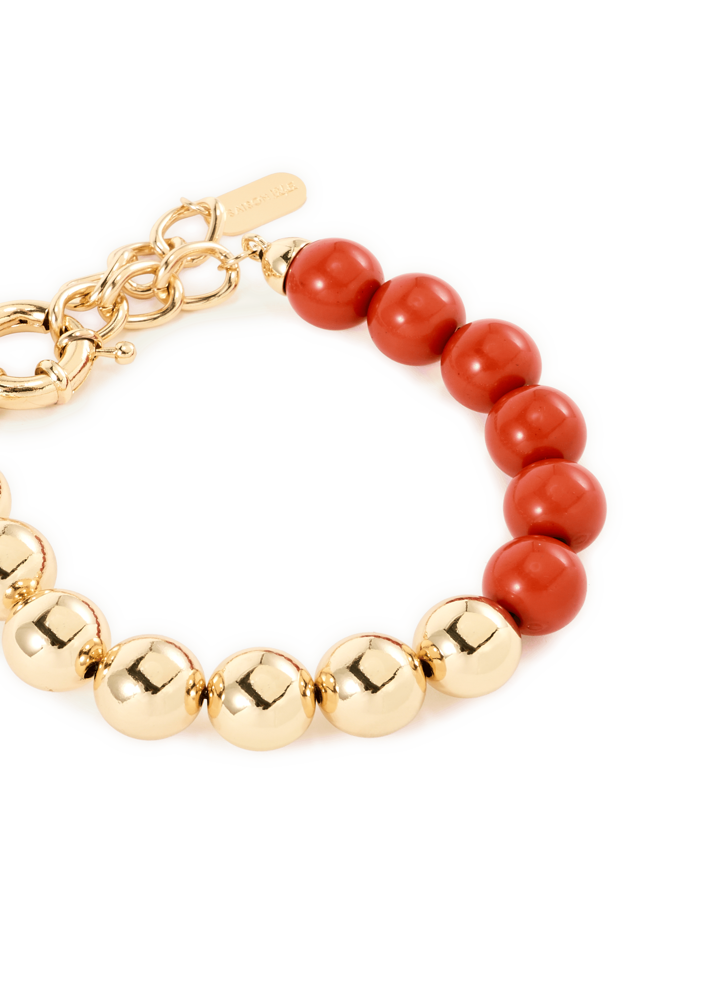 Bracelet en perles fantaisies SAISON 1865 Orange