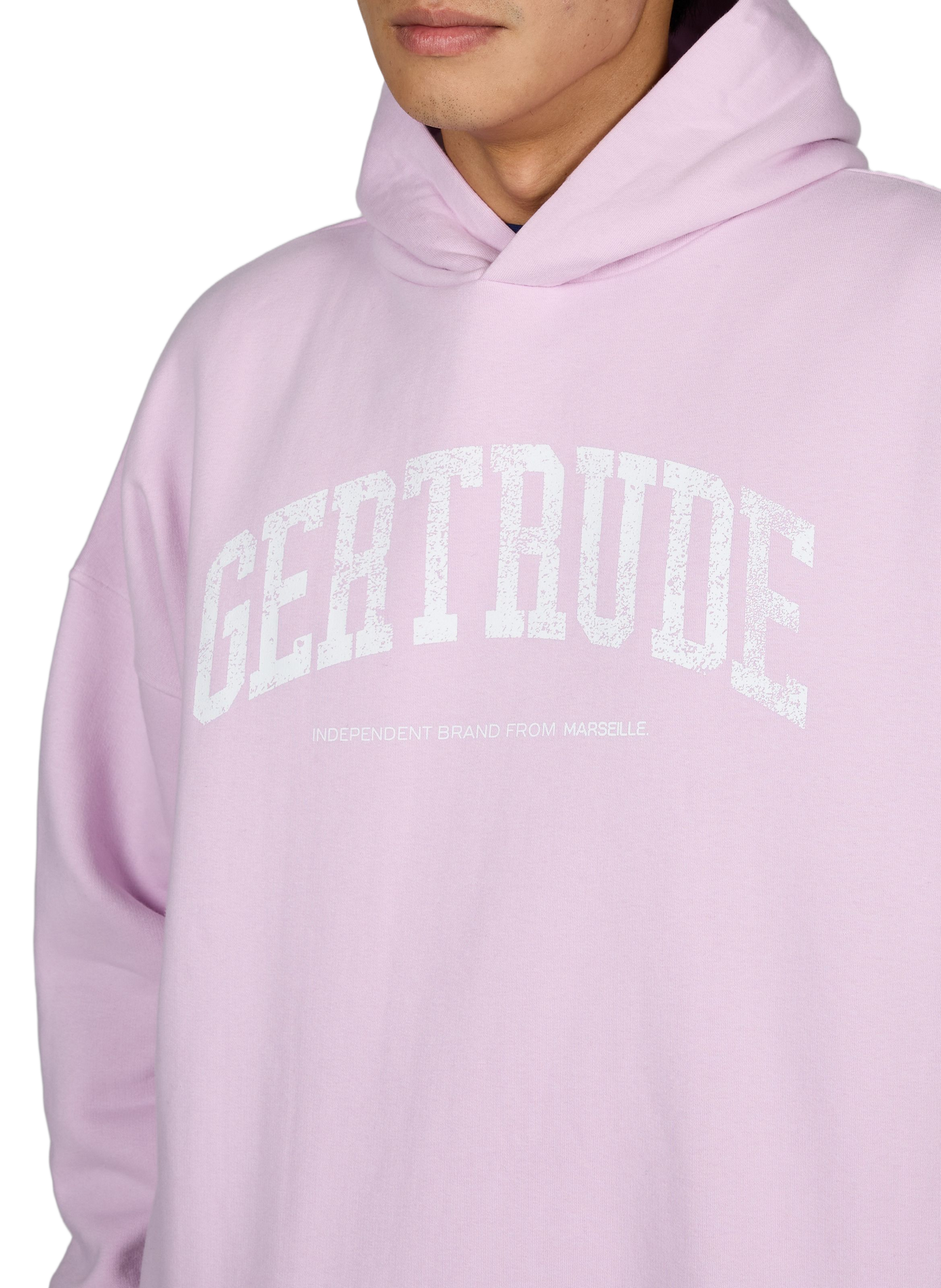 Antoineflou Sweatshirt mit Print aus Baumwollmischung GERTRUDE Violett