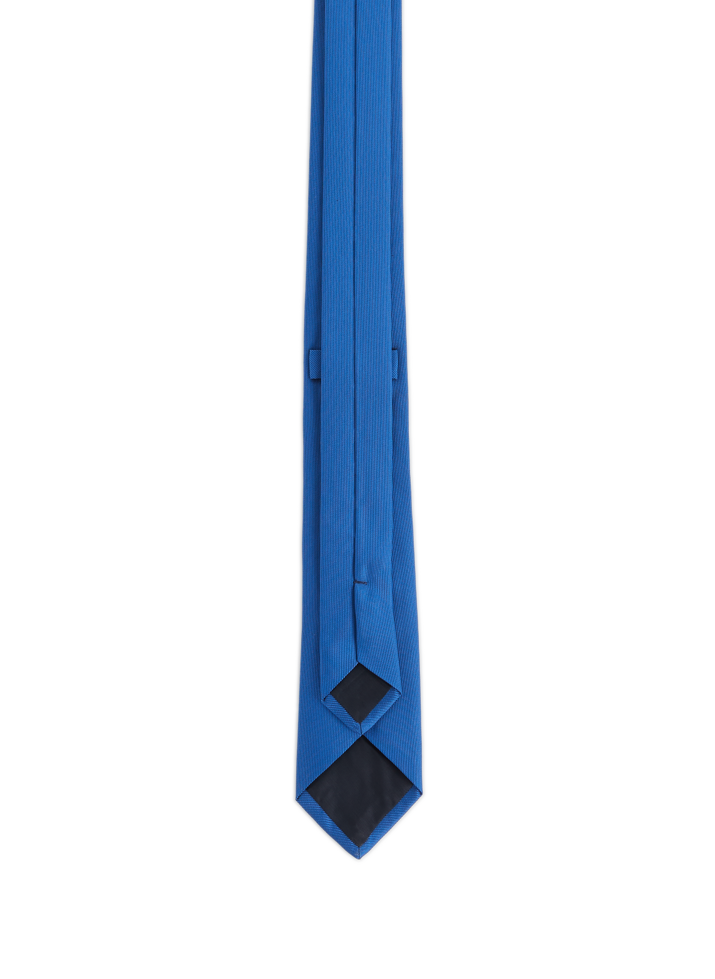 Cravate en jacquard de soie AU PRINTEMPS PARIS Bleu