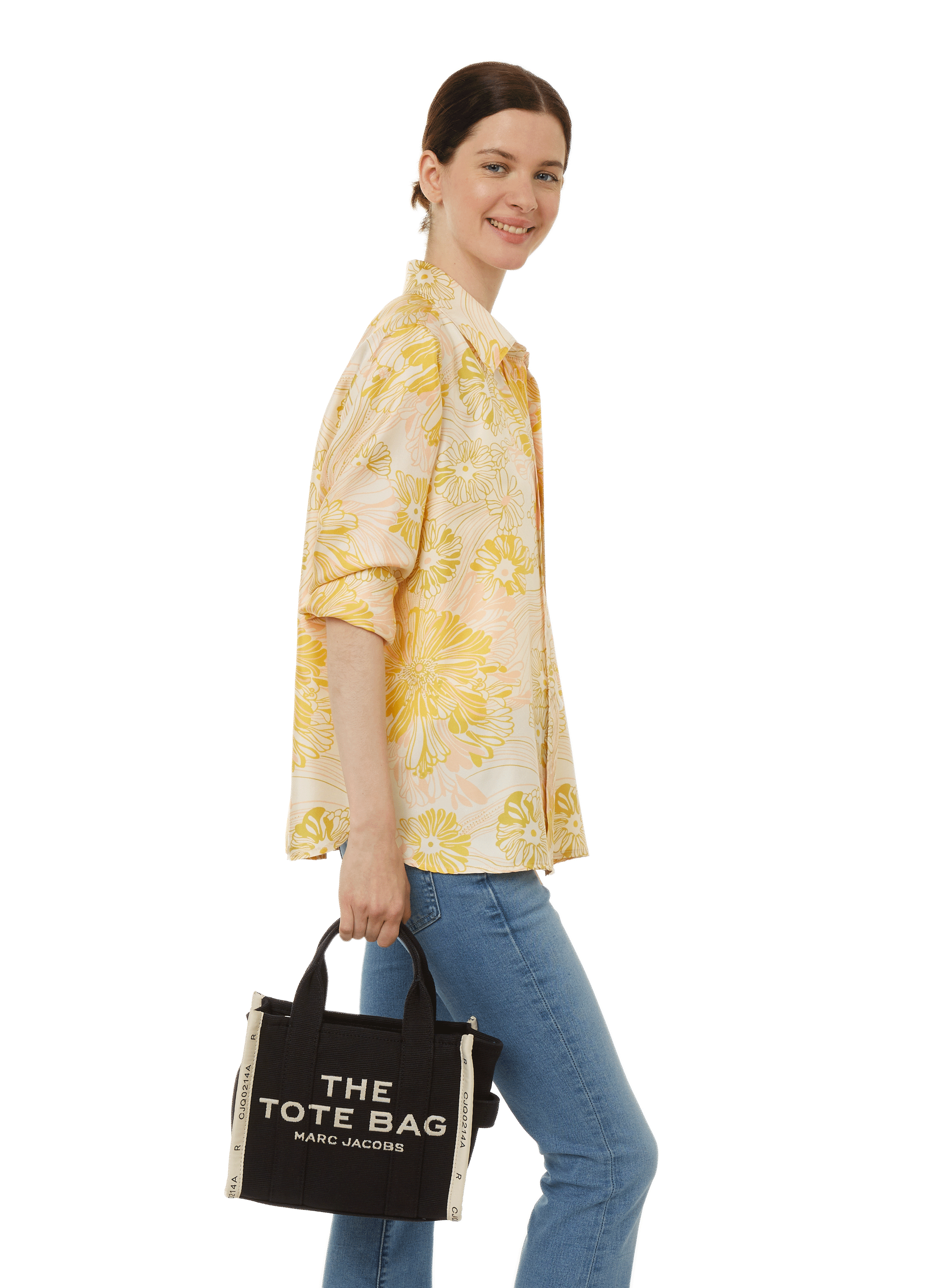 Sac cabas The Jacquard Small Tote Bag Noir