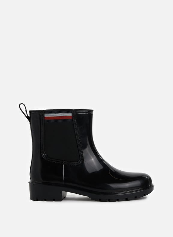 Tommy hilfiger patent boots deals