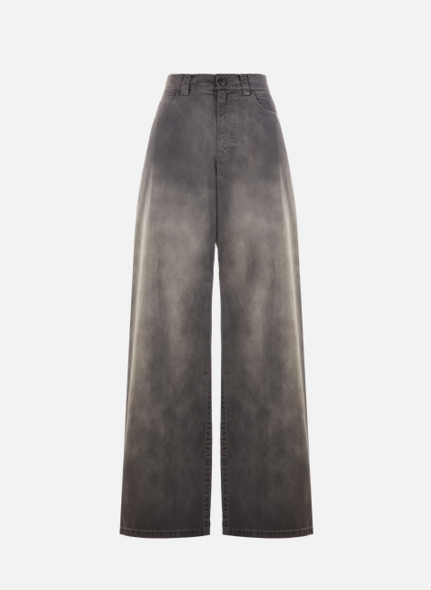 Pantalon large délavé BlackALEXANDER WANG 