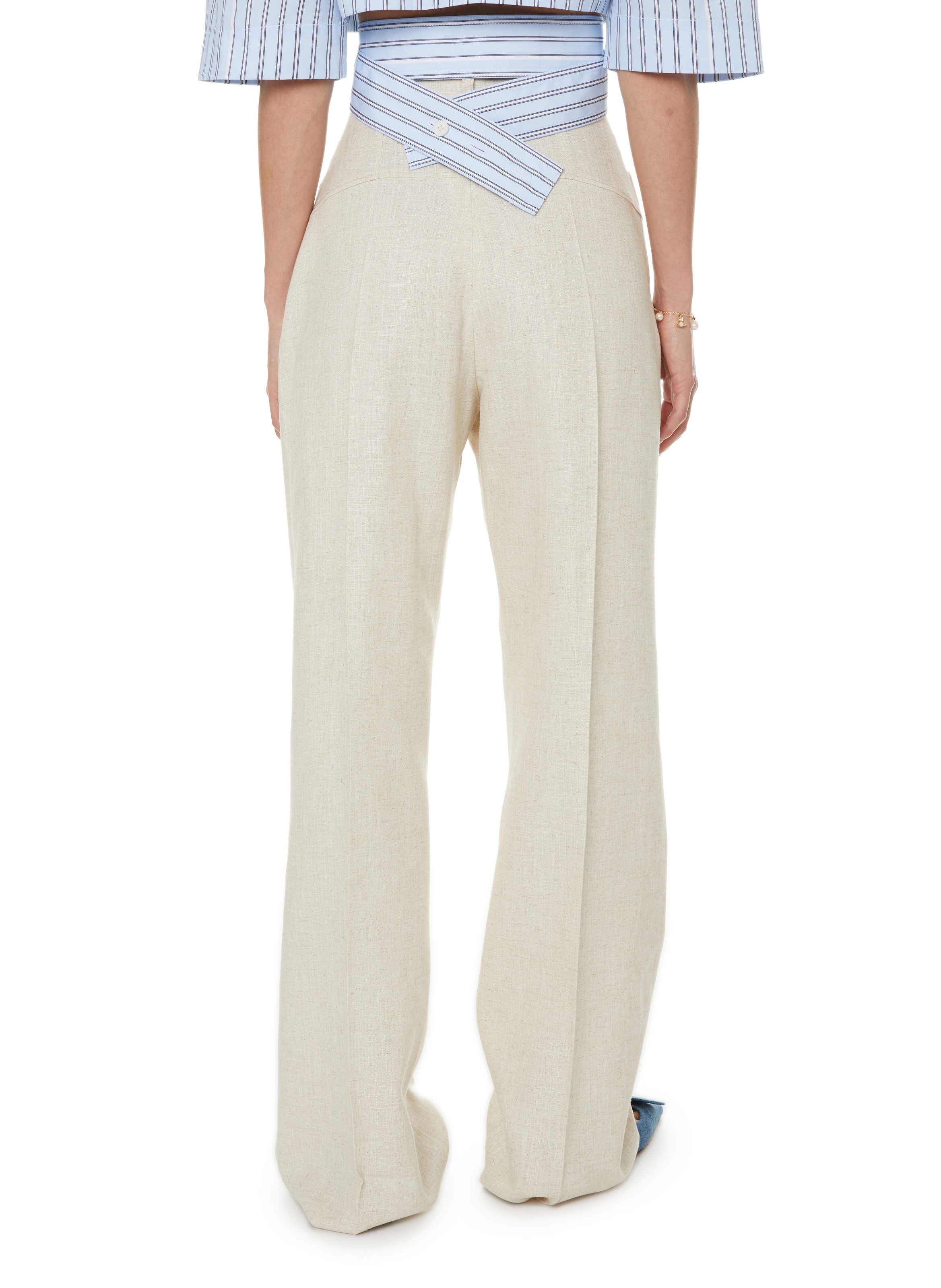 Le Pantalon Sauge JACQUEMUS Beige