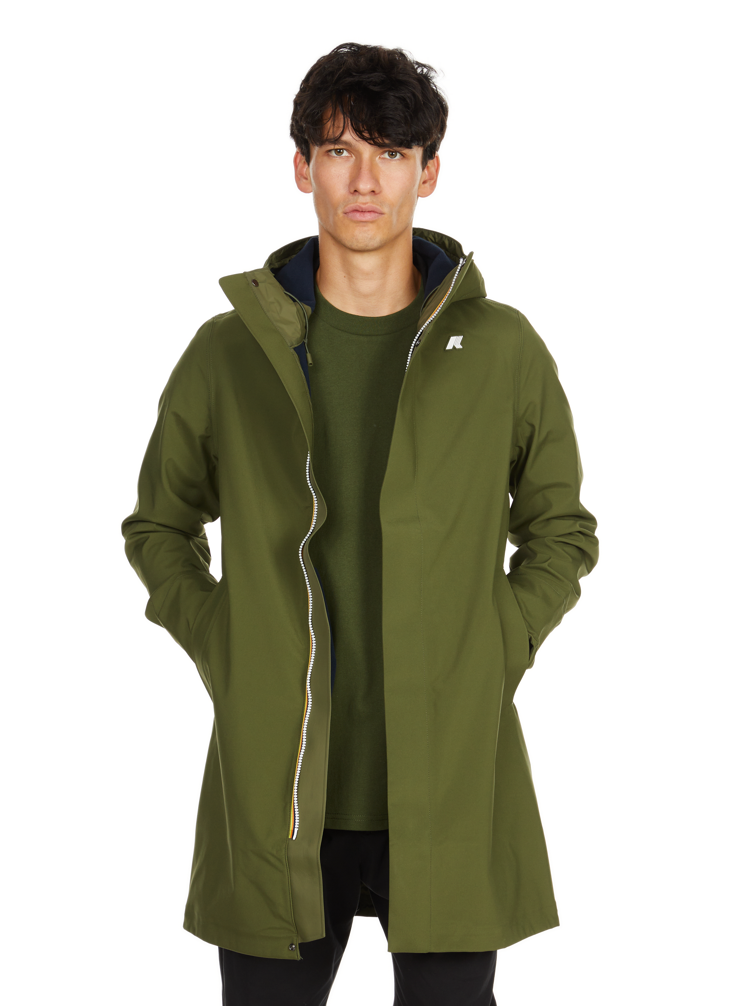 K-WAY Mid-length jacket Green