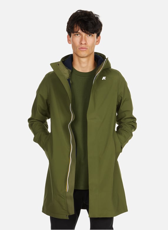PARKA MI LONGUE K WAY pour HOMME Printemps