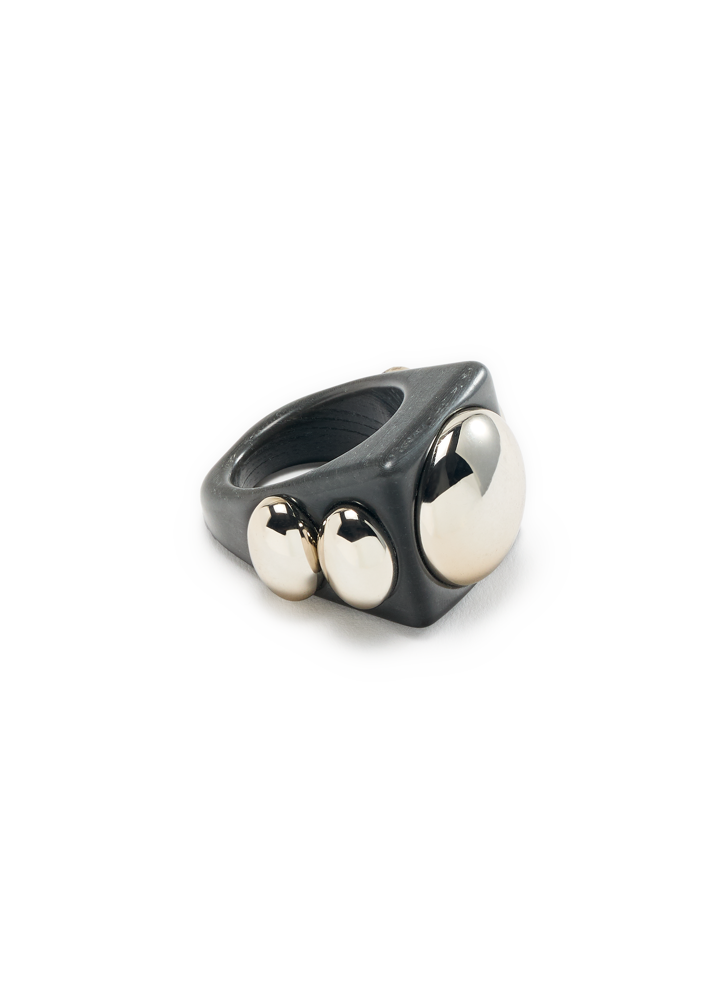 Bague Iconic Pizarra LA MANSO Noir